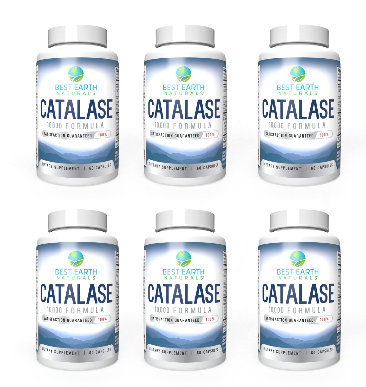 Best Earth Naturals Catalase 10,000 Formula Enzyme Supplement Capsules 360