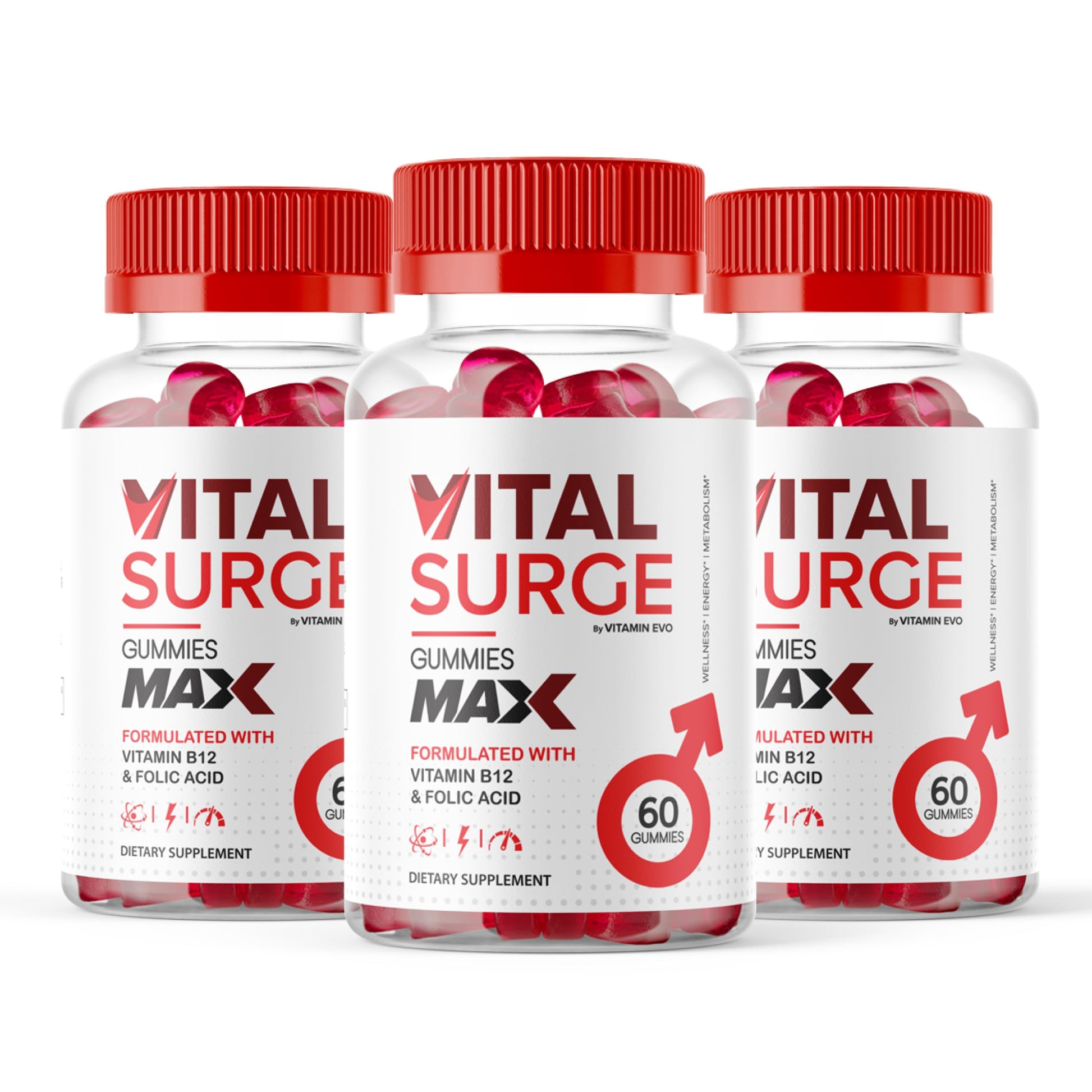 Vitamin Evo Vital Surge MAX Gummies 180 Gummies