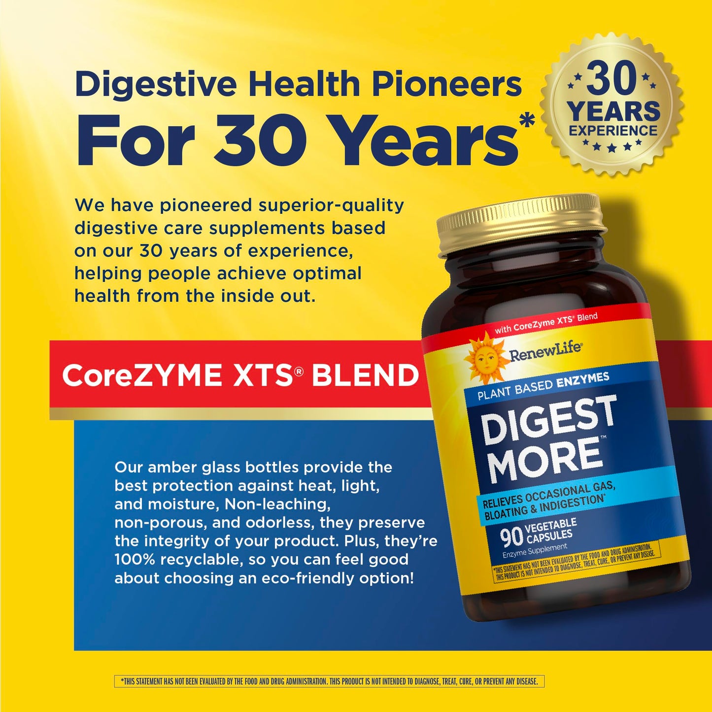 Renew Life DigestMore Digestive Enzymes Capsule 90 Count