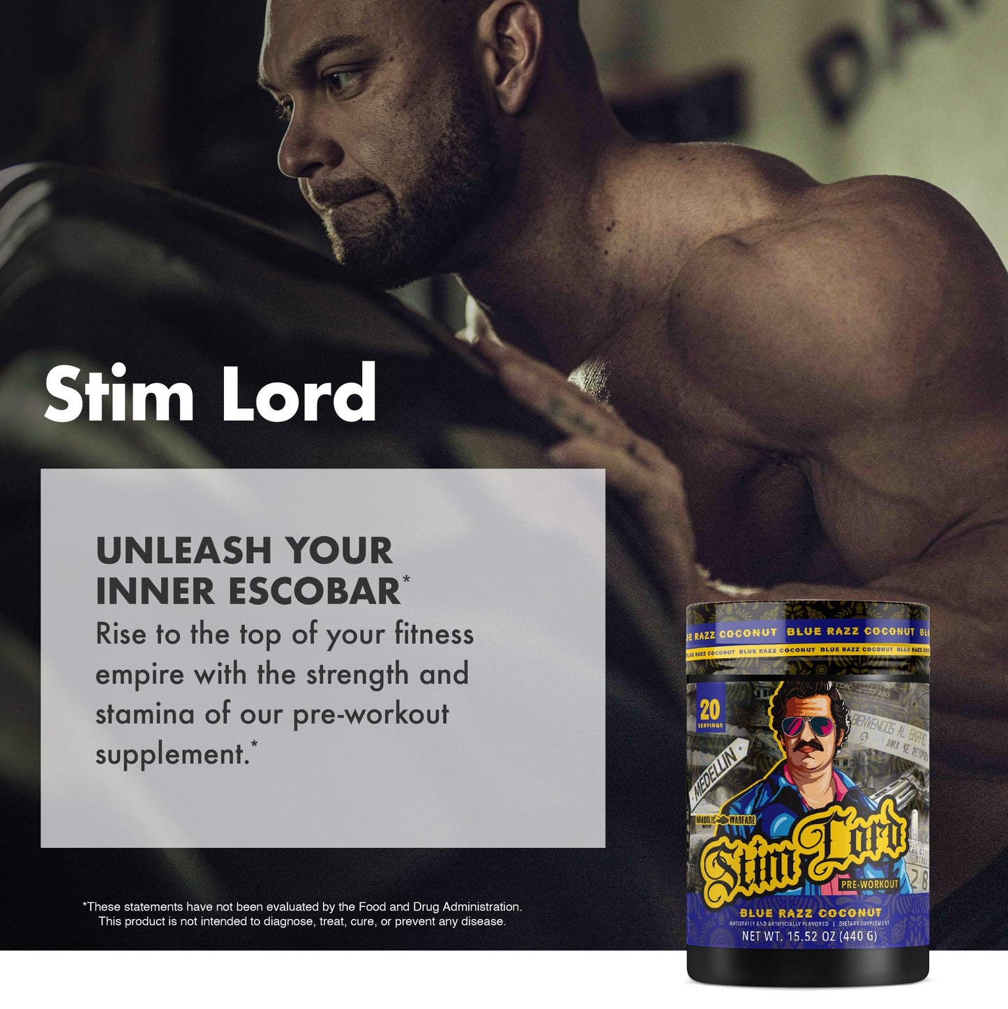 Anabolic Warfare Stim Lord Pre-Workout Powder 15.38 oz