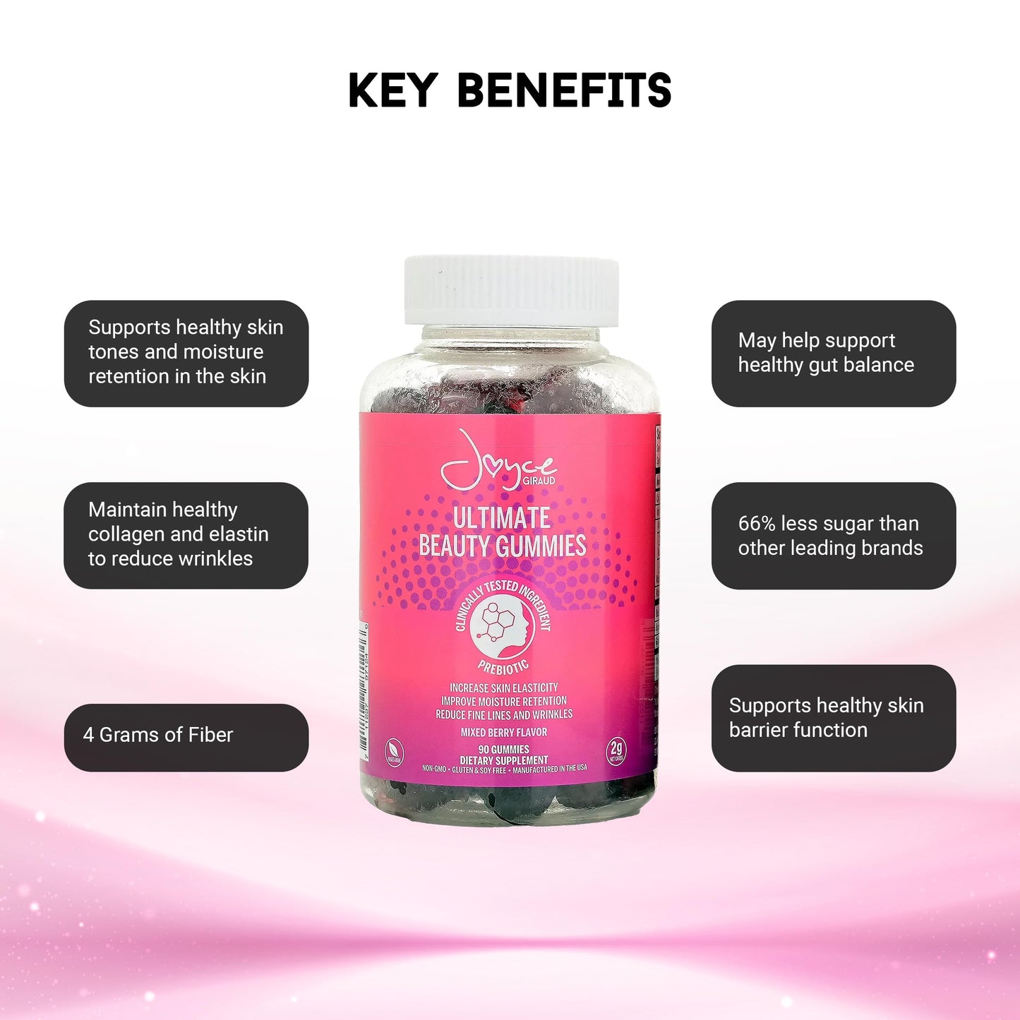 Miracle Elixir Collection Joyce Giraud Ultimate Beauty Gummies, 270 Gummies