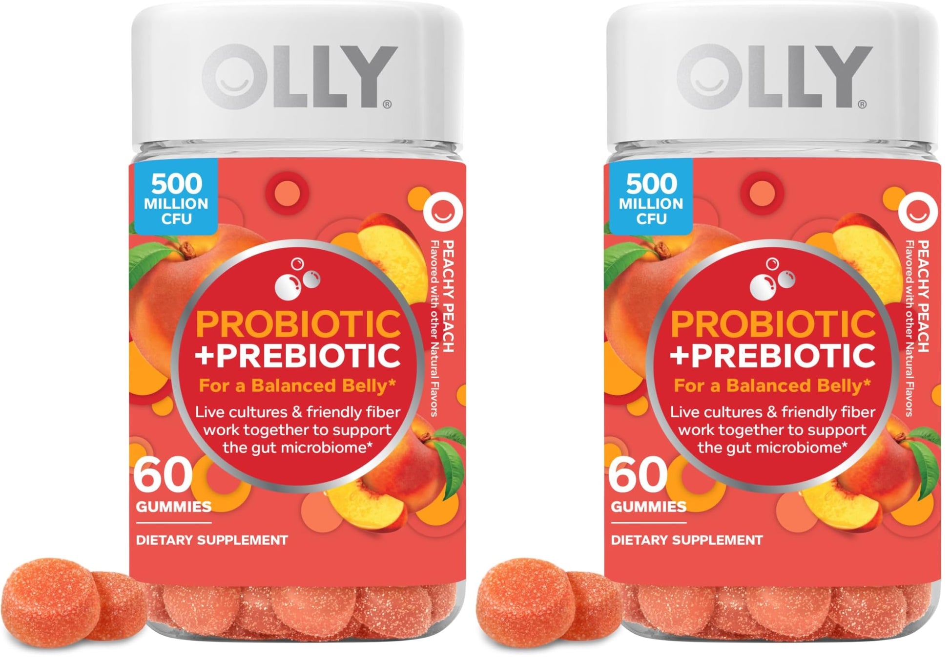 OLLY Probiotic + Prebiotic Gummy, 120 Count