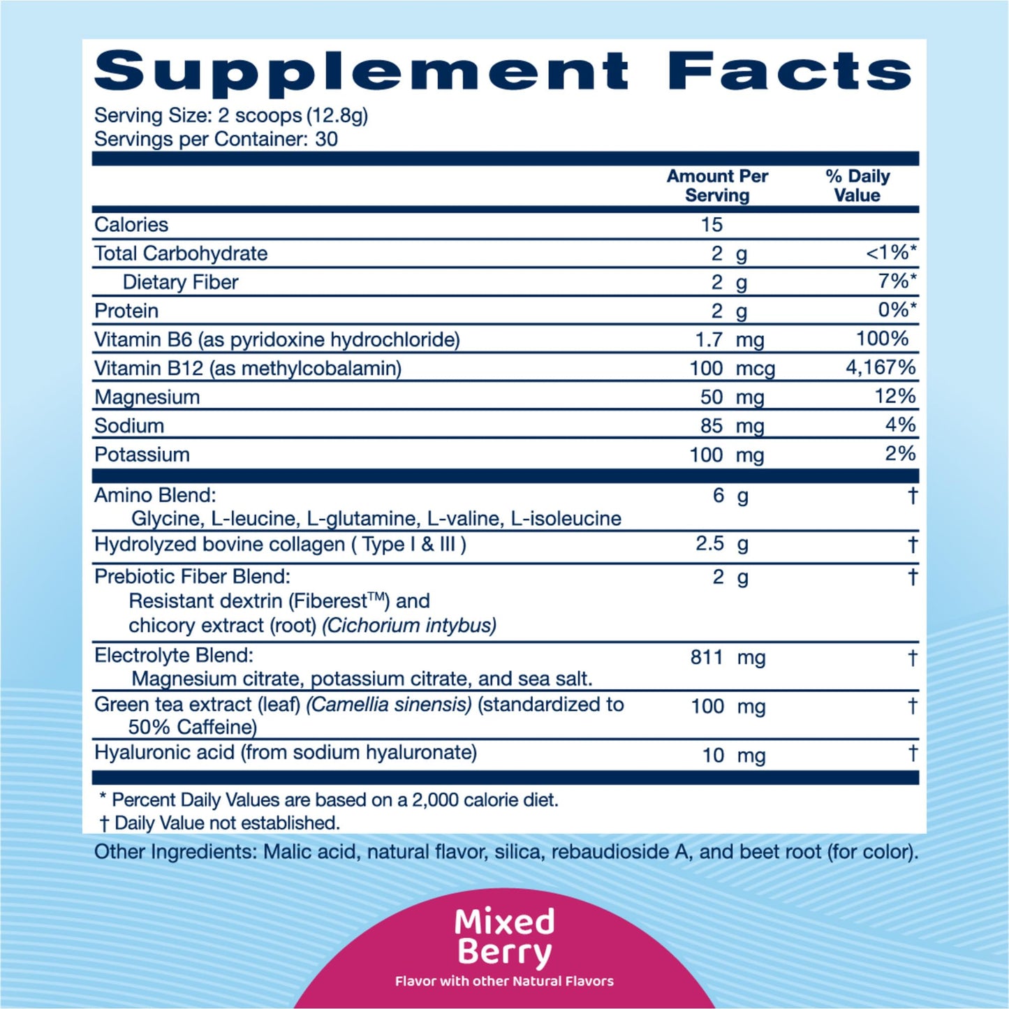 Replenza Daily Replenisher GLP-1 Nutritional Support Powder, 13.5 oz