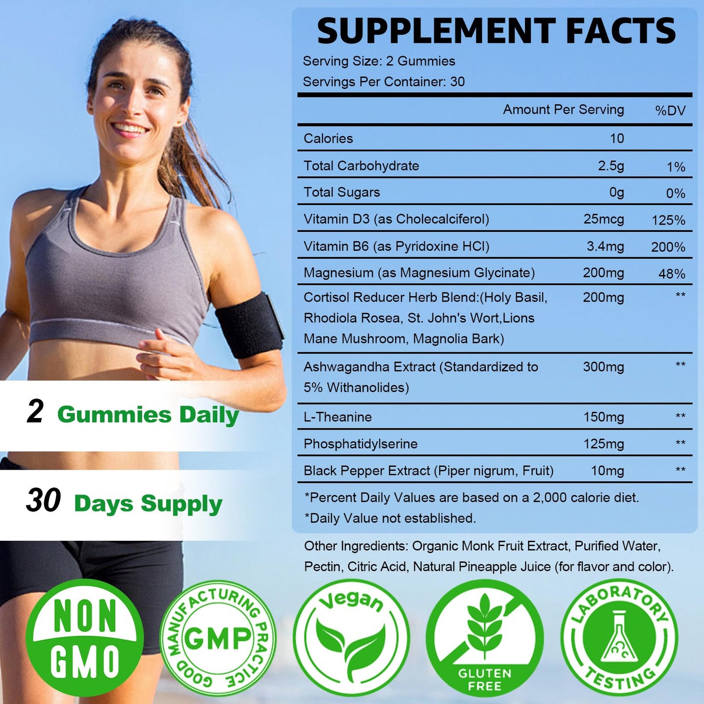 Sijigood Cortisol Gummies 120 Gummies