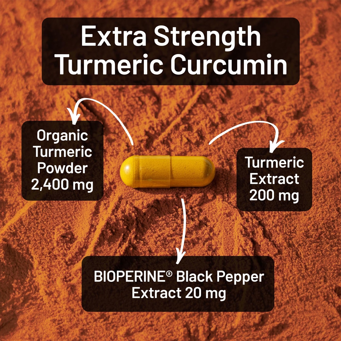 NatureWise Turmeric Curcumin 2600mg Organic Turmeric 2400mg Capsules, 120 Count