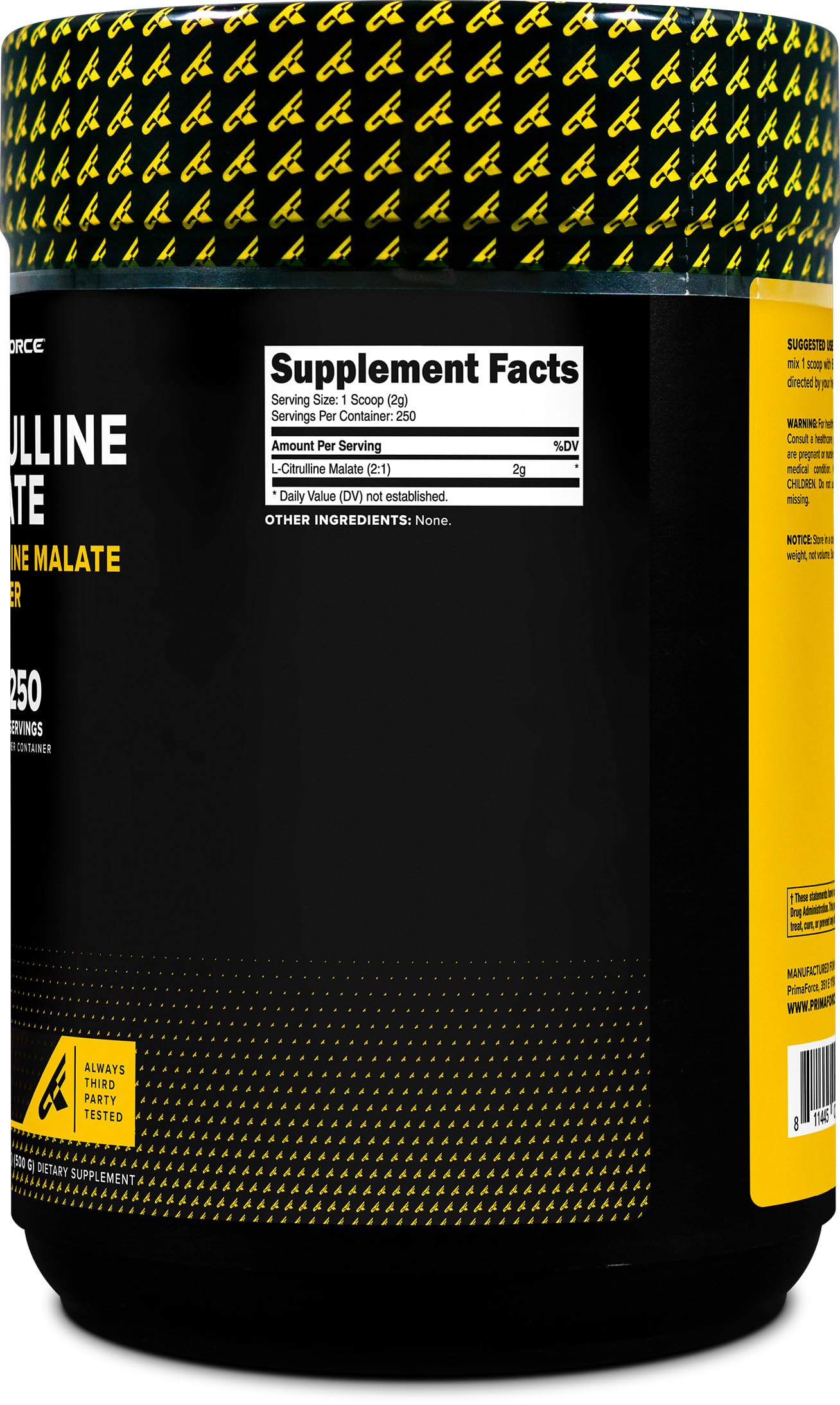 Primaforce L-Citrulline Malate Powder 17.6 oz