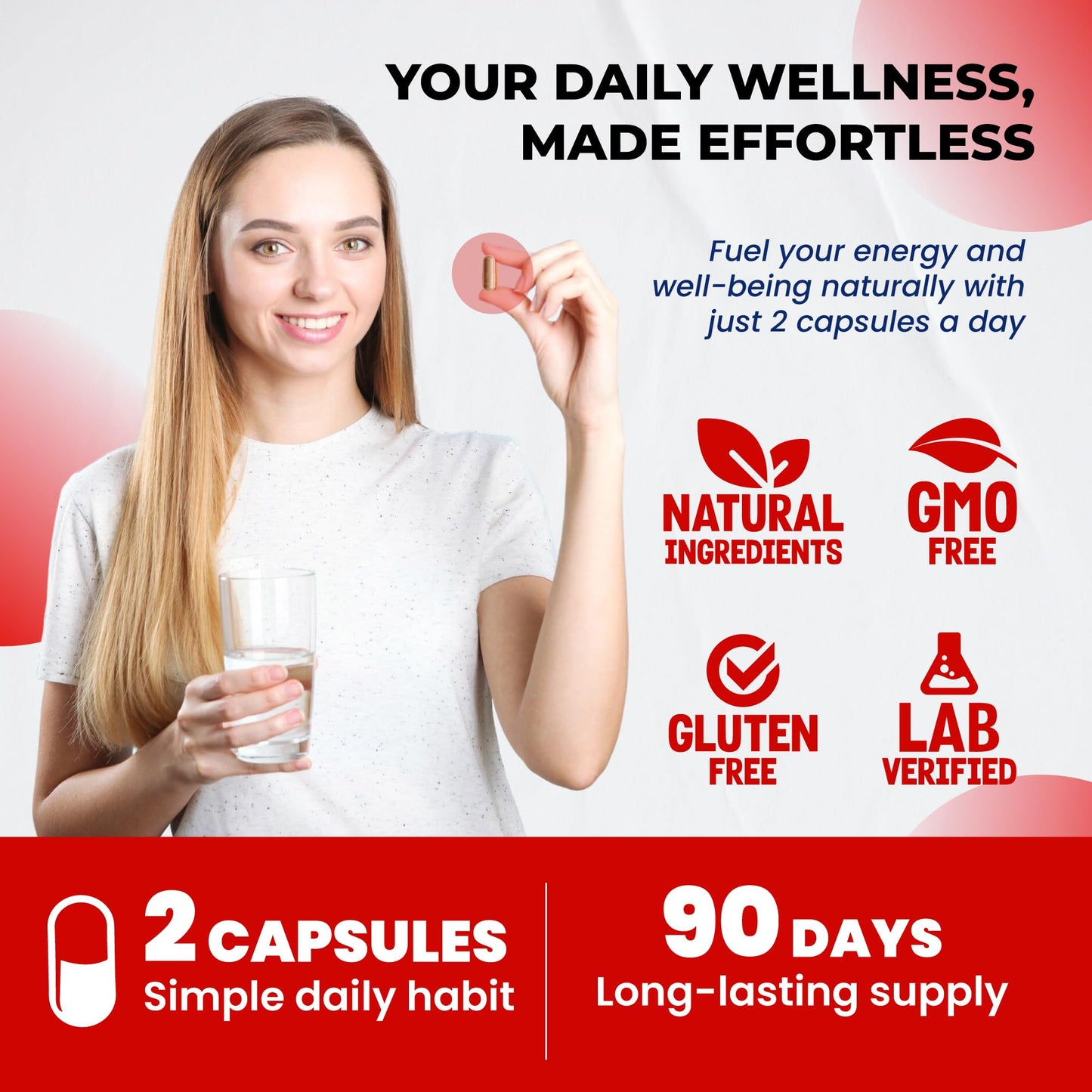 ULTRA HERBS L-Citrulline Supplement Capsules, 180 Count