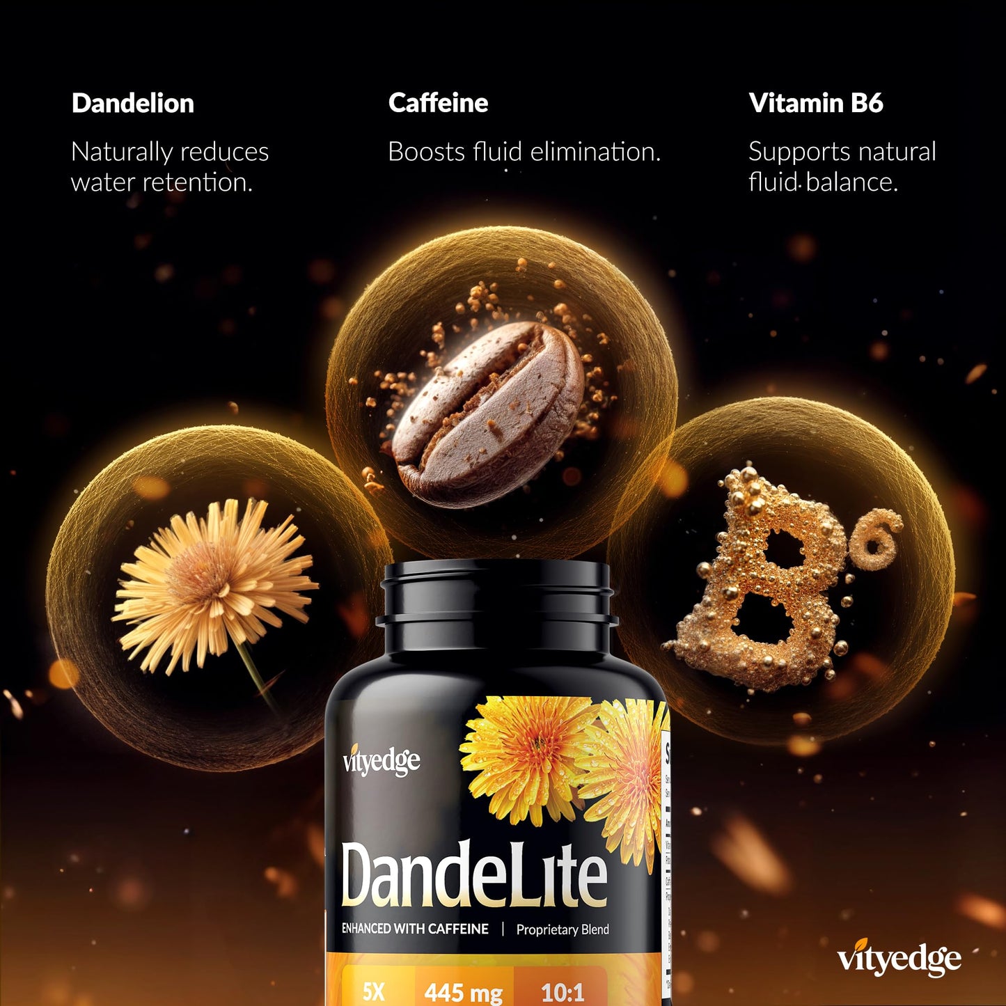 Vityedge Natural Diuretic Capsules 50 Count