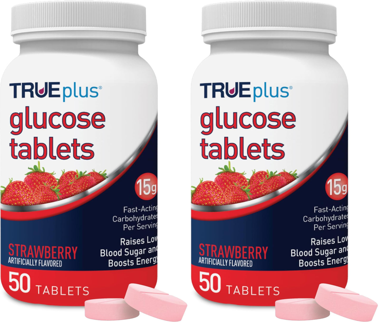 TRUEplus Glucose Tablets 100 Count