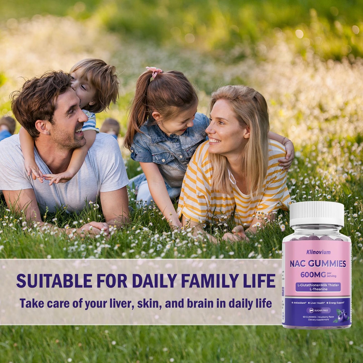 Klinovium 10-in-1 NAC Gummies 60 Gummies