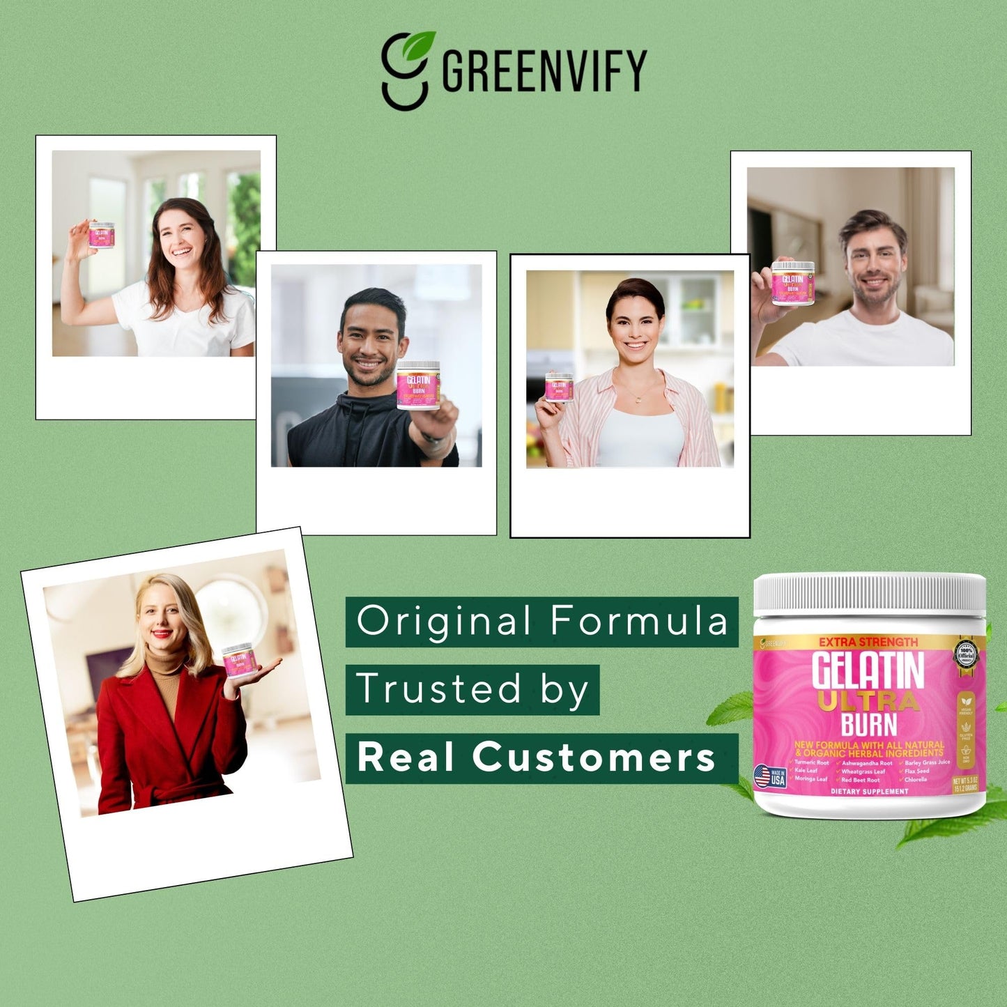 GREENVIFY GelatinBurn Capsules 60