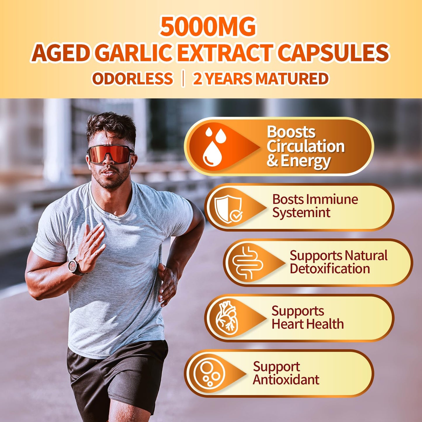 VivoNu Aged Garlic Extract Softgels, 300 Count