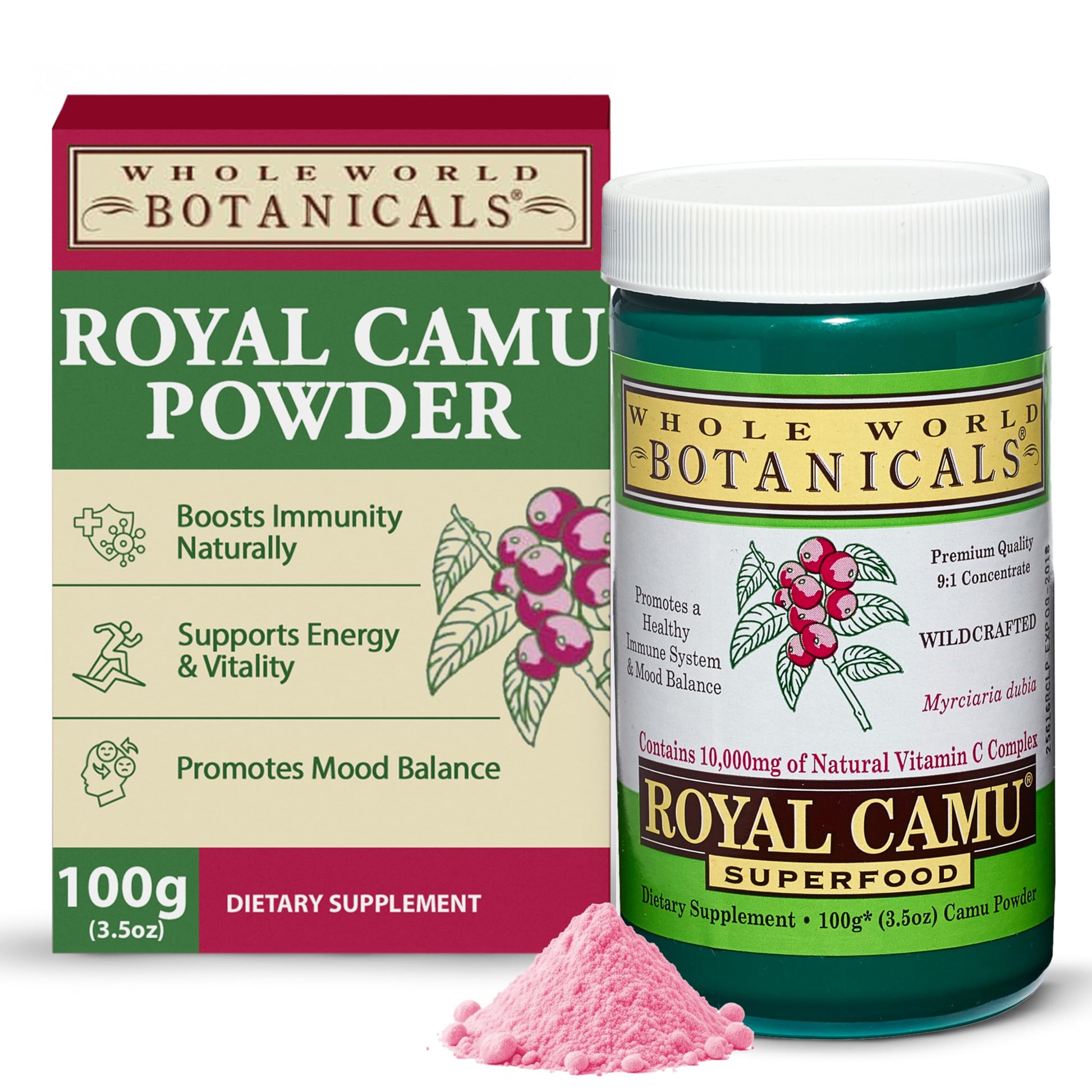Whole World Botanicals Royal Camu Camu Powder 3.5 Ounce