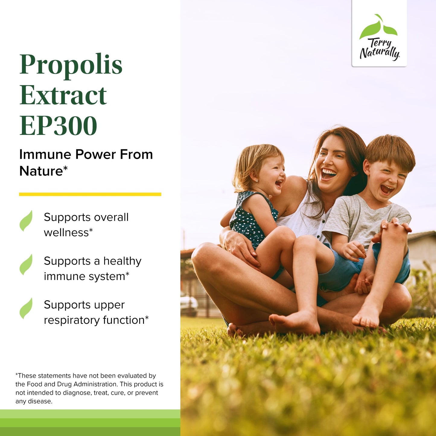 Terry Naturally Propolis Extract EP300, 60 Tablets