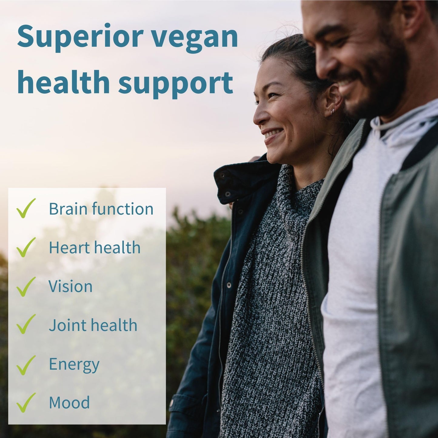 Igennus Healthcare Nutrition Vegan Omega-3 + Super B12-Complex 1000mcg Bundle with Algae Oil 1340mg Capsule 240