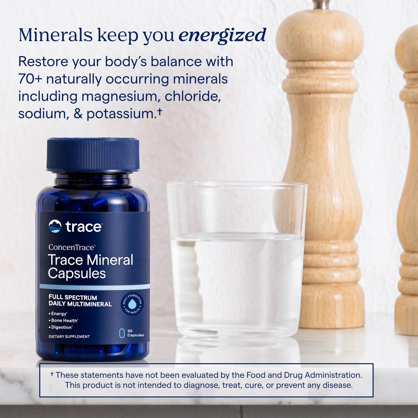 Trace Minerals ConcenTrace Trace Mineral Capsules 90 Count