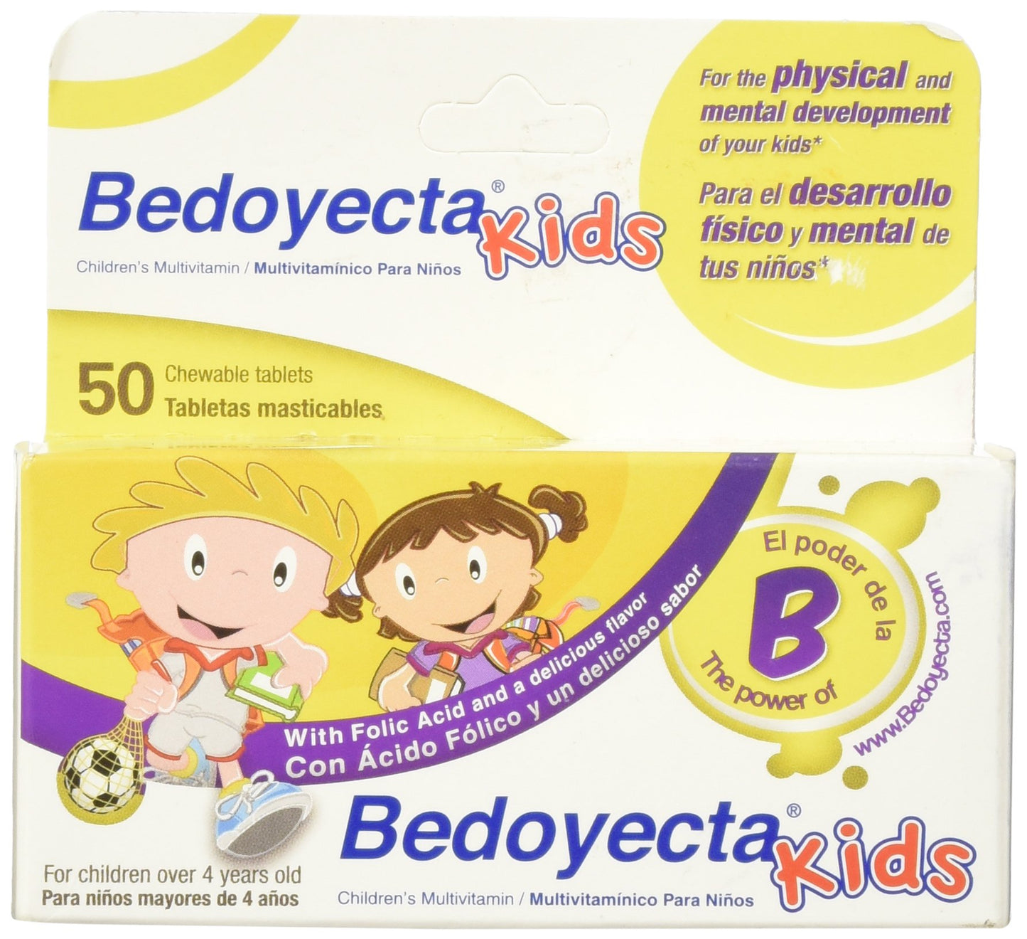 Bedoyecta Children's Chewables Tablet, 50 Count
