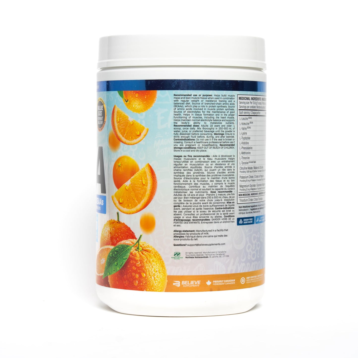 Believe Supplements Performance EAA Powder 13.76 Ounce