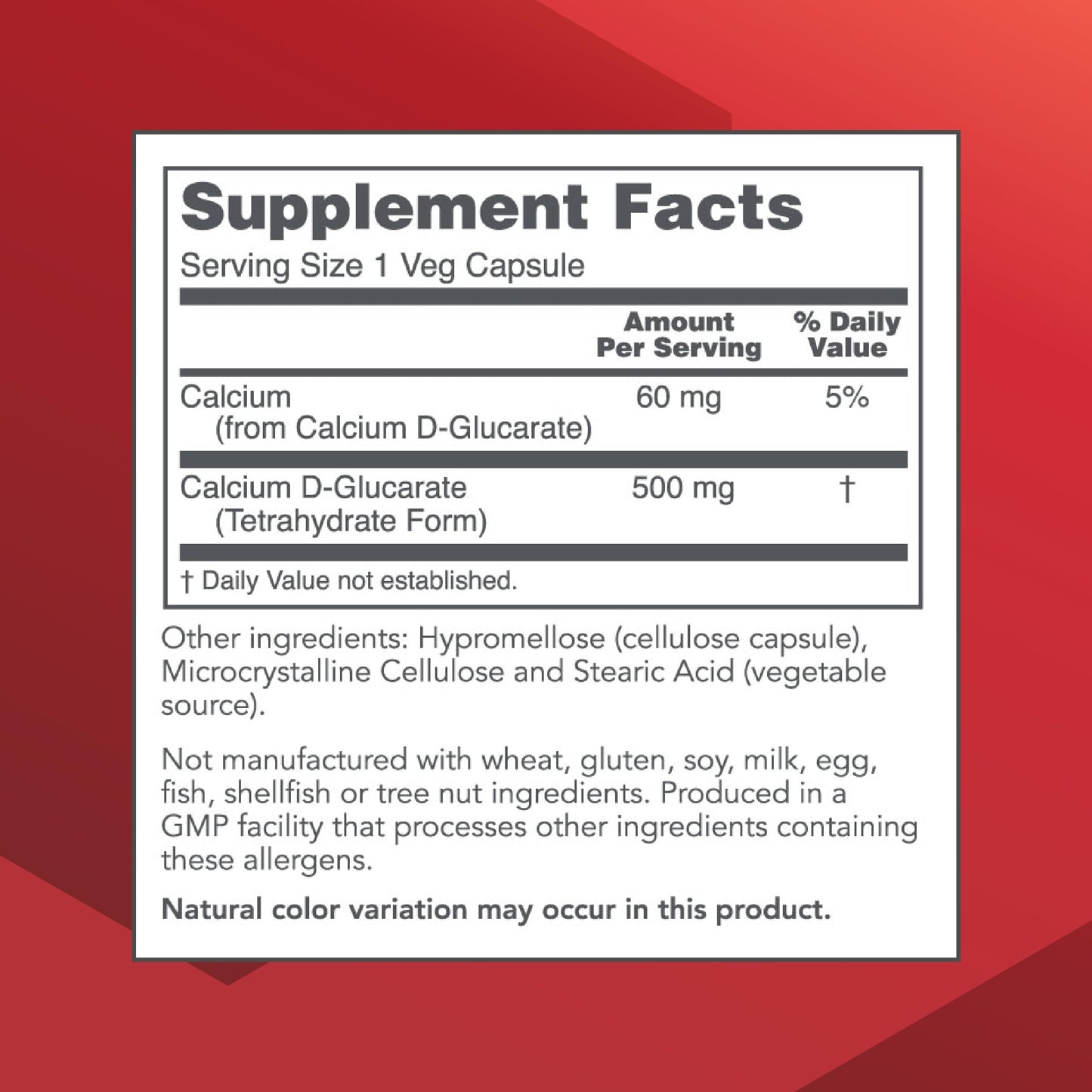 Protocol for Life Balance Calcium D-Glucarate Capsules 90 Count