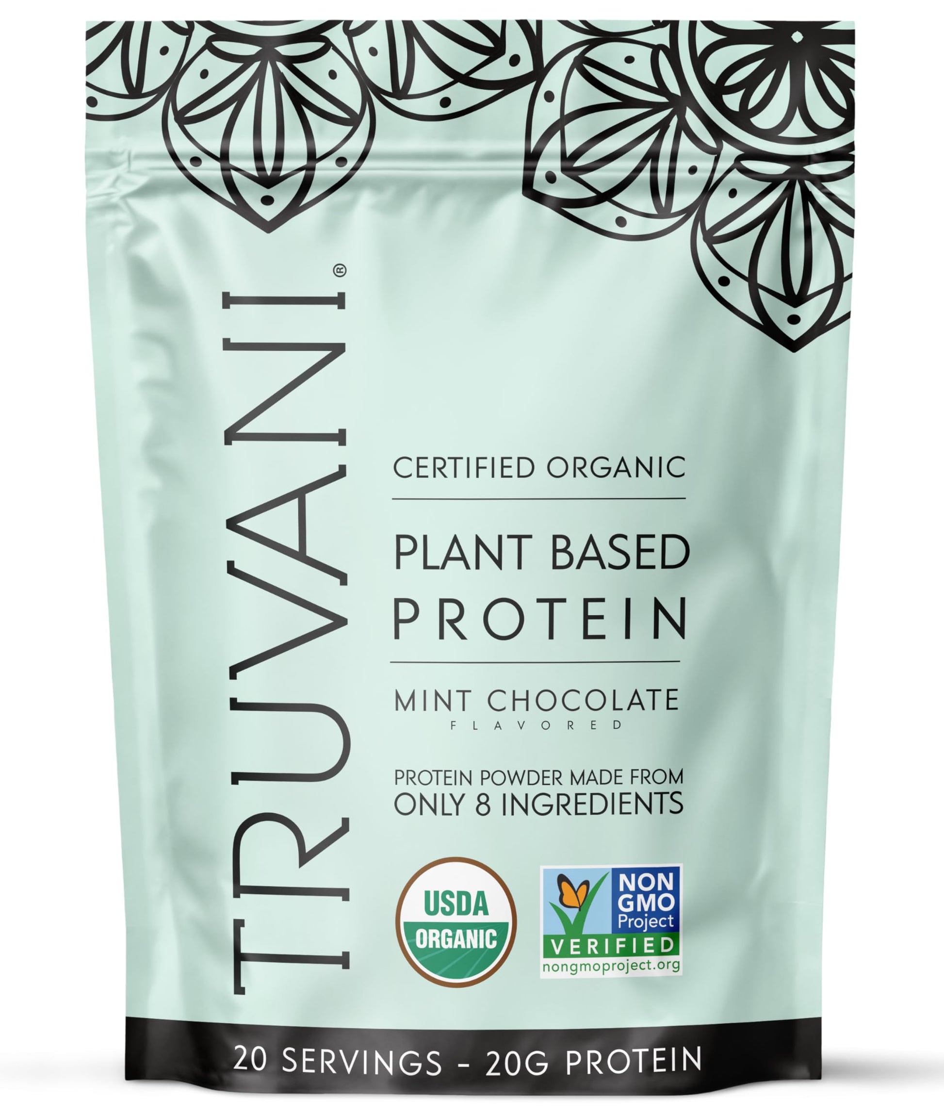 Truvani Vegan Pea Protein Powder, 20 Servings