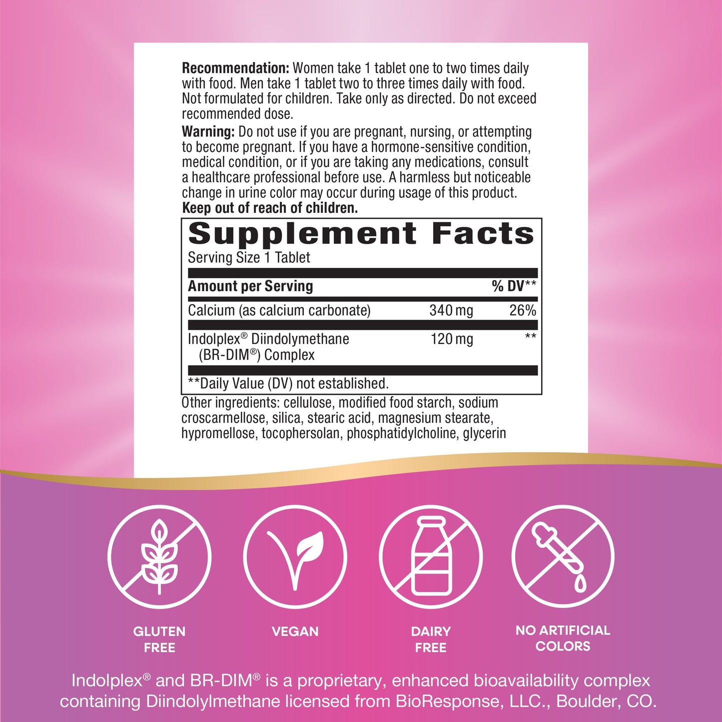 Nature's Way Estrobalance Absorbable BR-DIM 60 Tablets