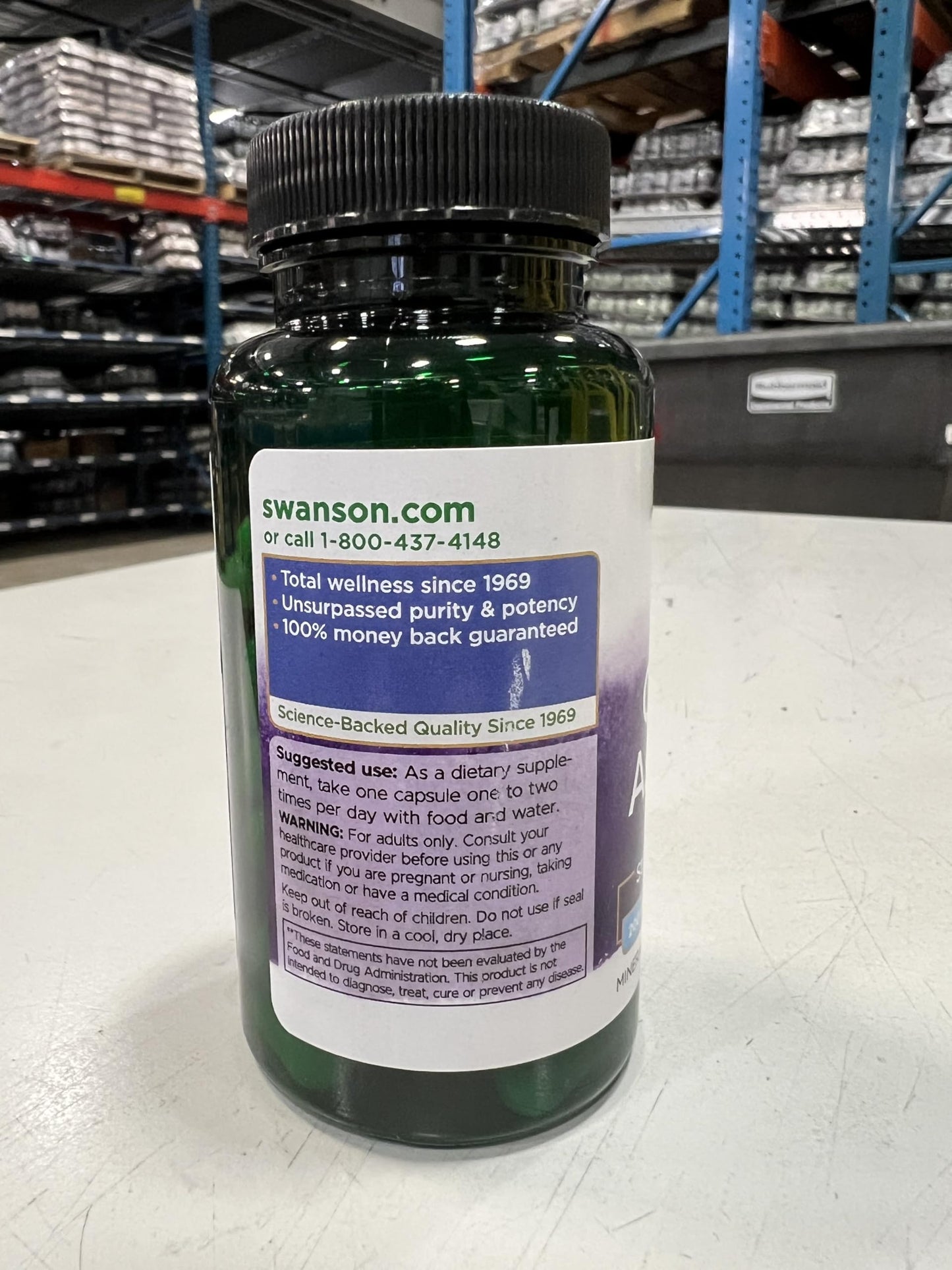 Swanson Calcium Aspartate Capsules, 180 Count