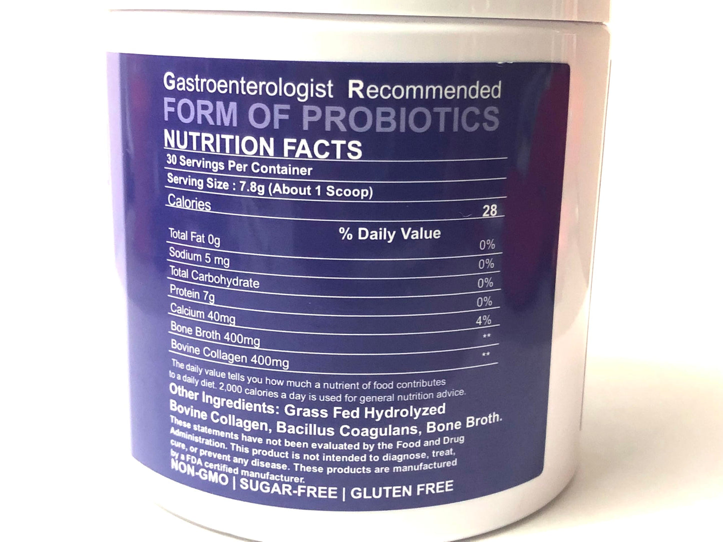 FIT EXTEND Hydrolyzed Collagen Peptides Powder, Unflavored, 16.5 oz