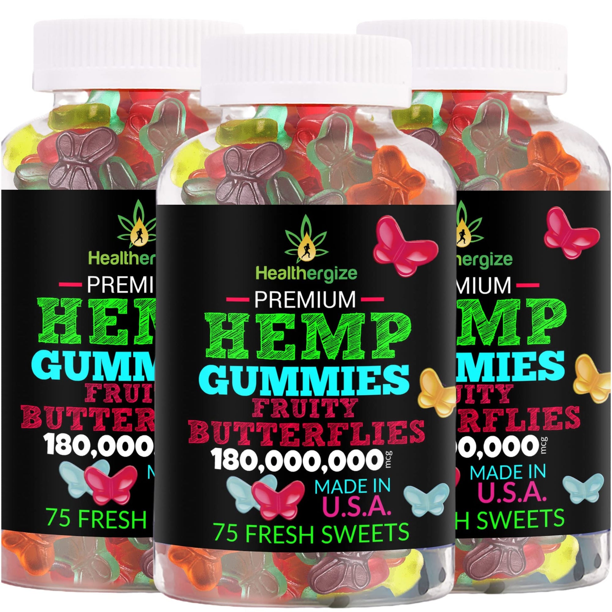 Healthergize Hemp Gummies Gummy 225 Gummies