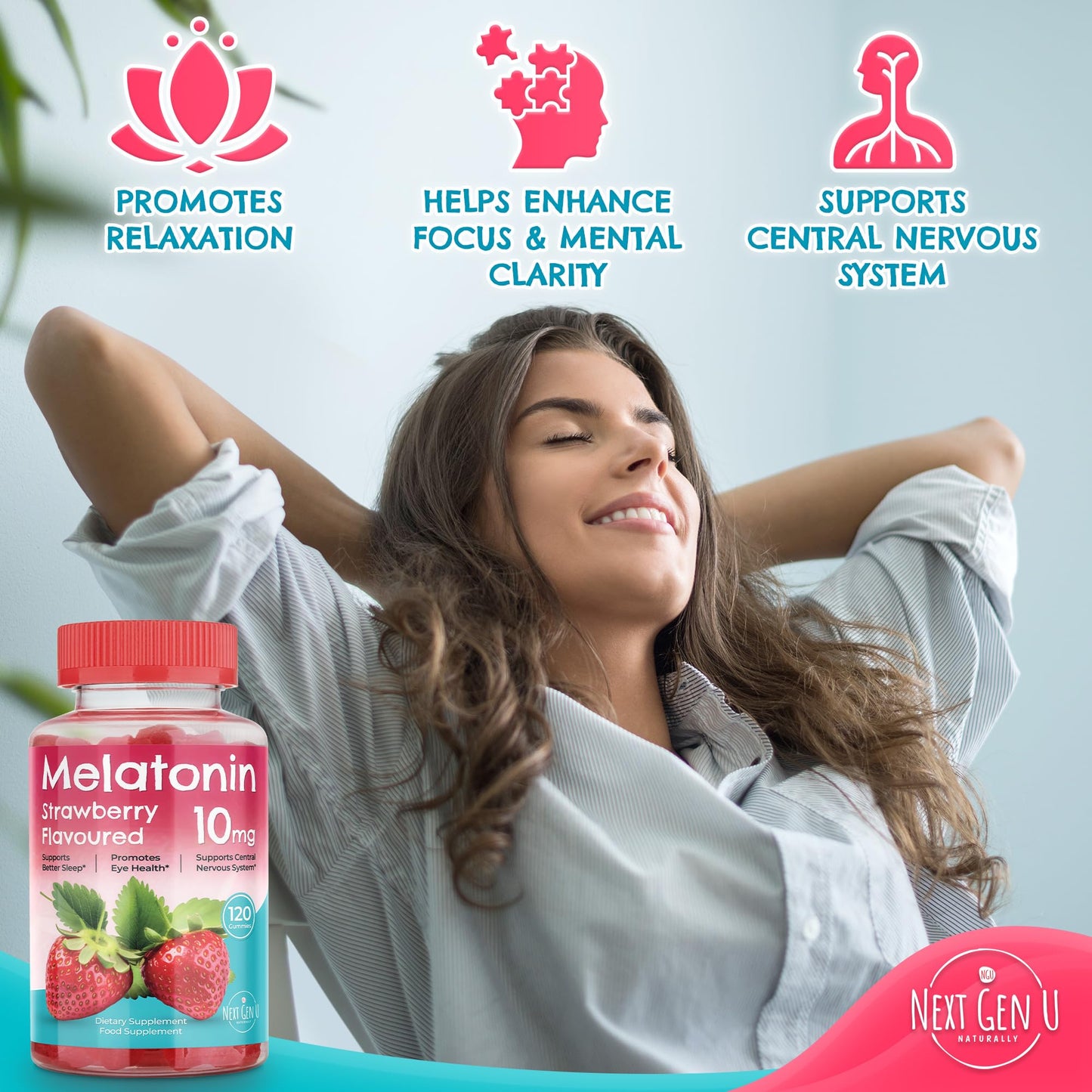 NGU Next Gen U Melatonin Gummies 120