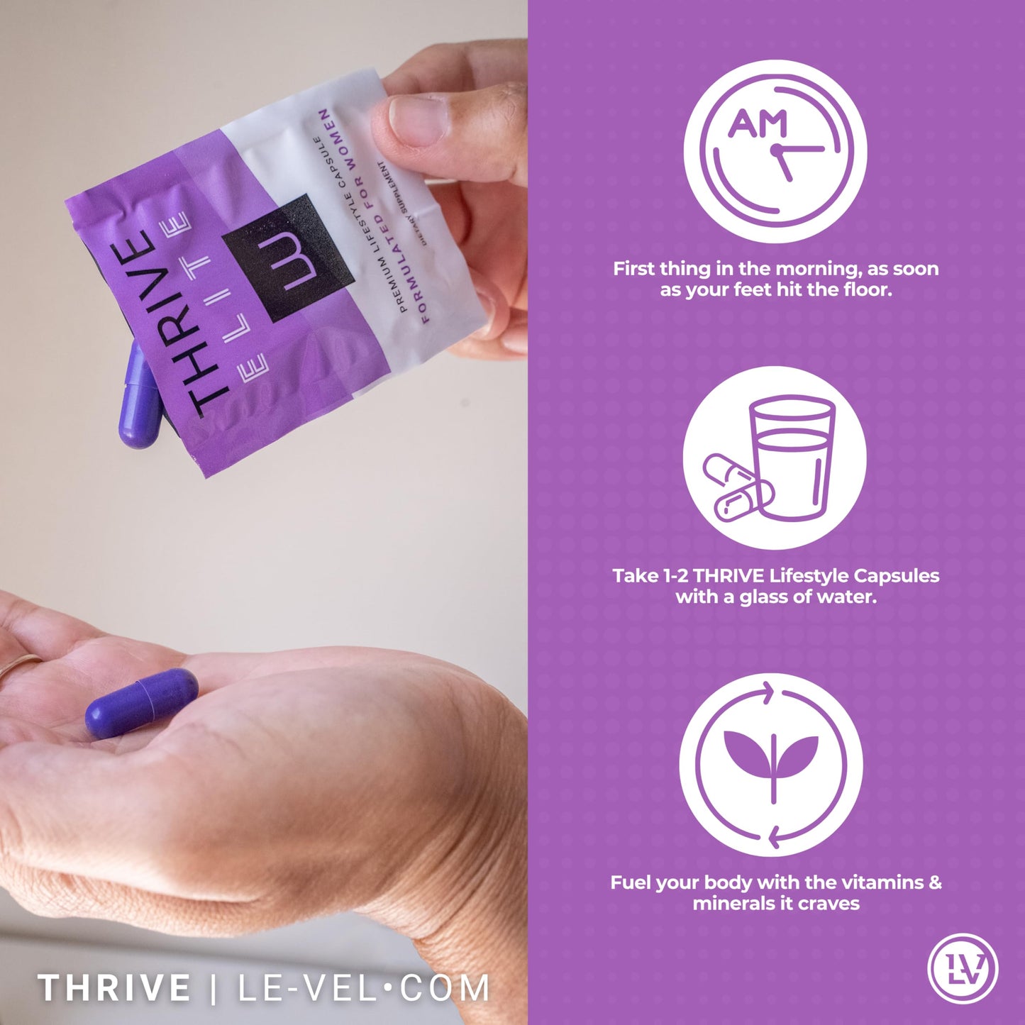 Le-Vel Thrive Elite Lifestyle Capsules 60 Capsules
