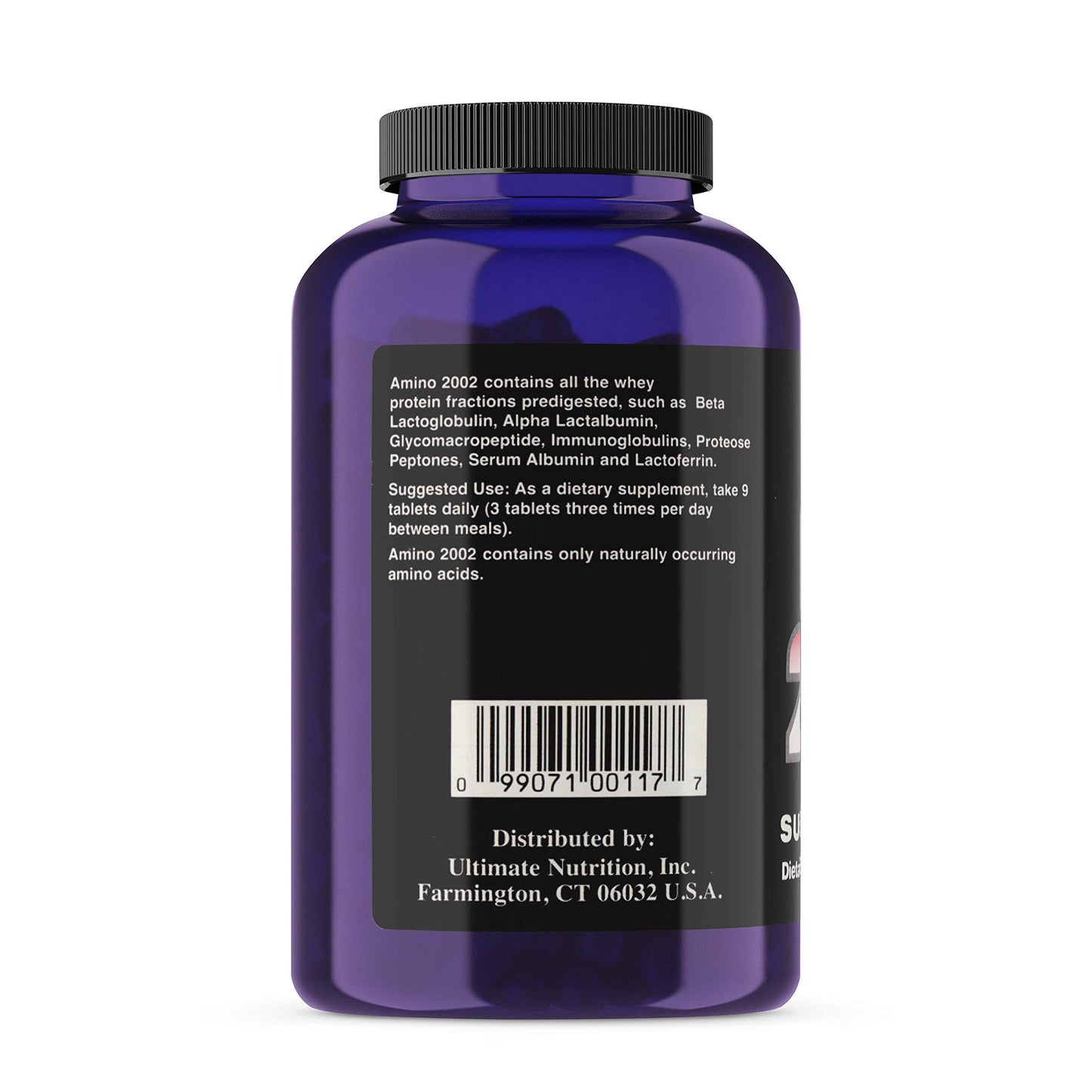Ultimate Nutrition Amino 2002 Super Whey Formula Amino Acid Tablets, 330 Tablets