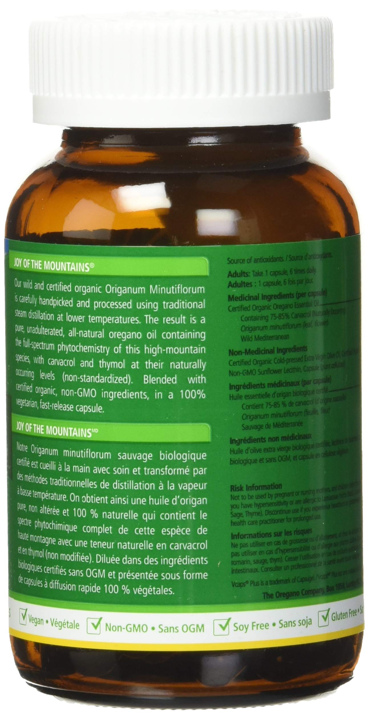 Joy of the Mountains Oil of Oregano Capsules, 90 Count