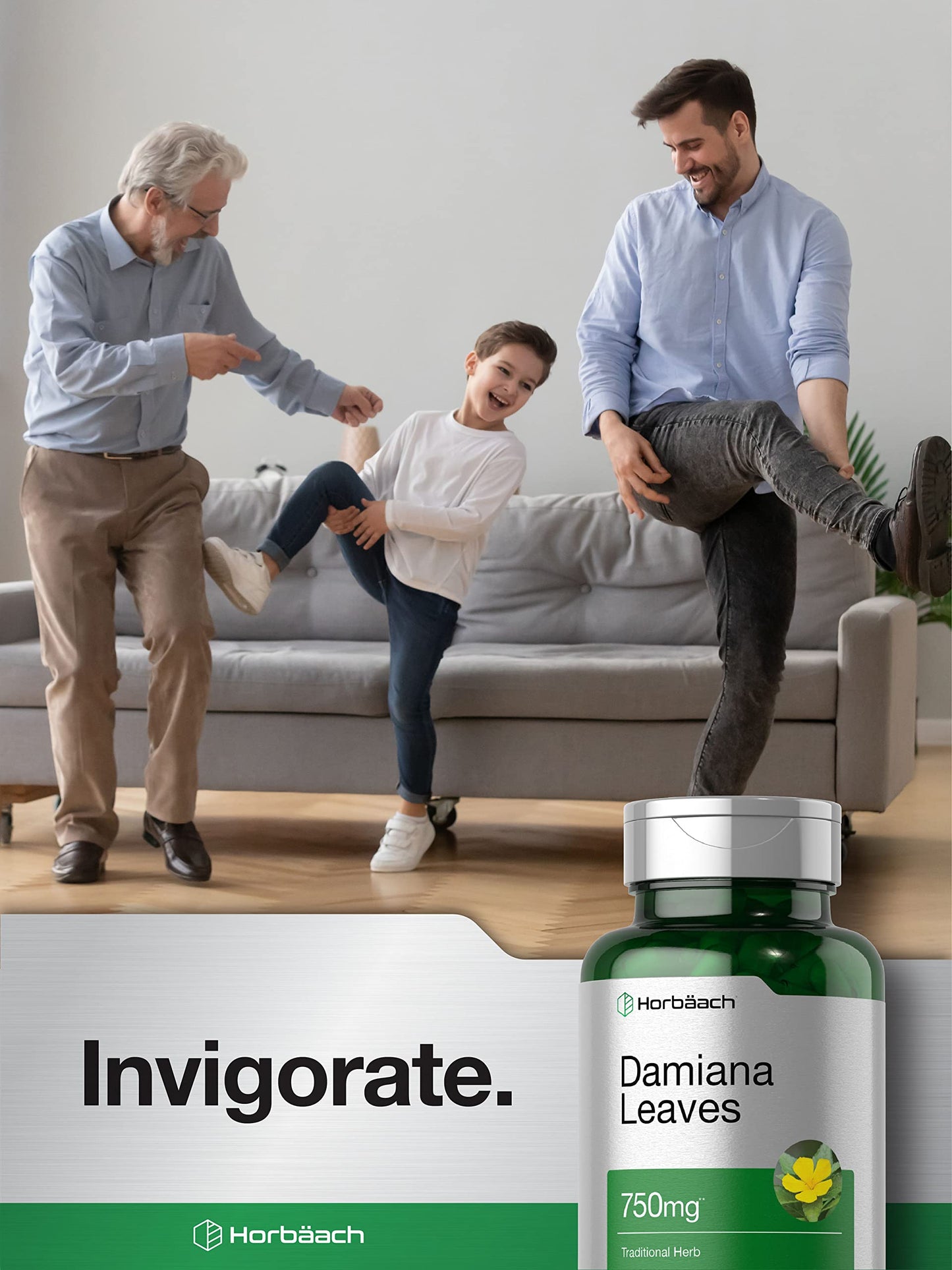 Horbäach Damiana Leaf Extract 200 Capsules