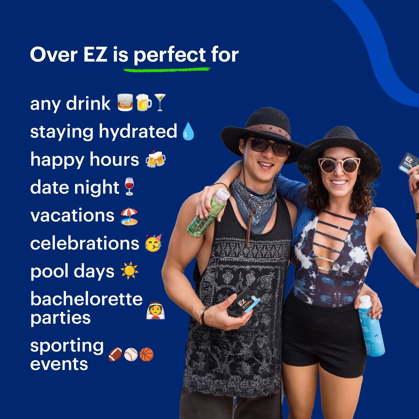 OVER EZ Pre-Drink Supplement Capsule (12 Servings)