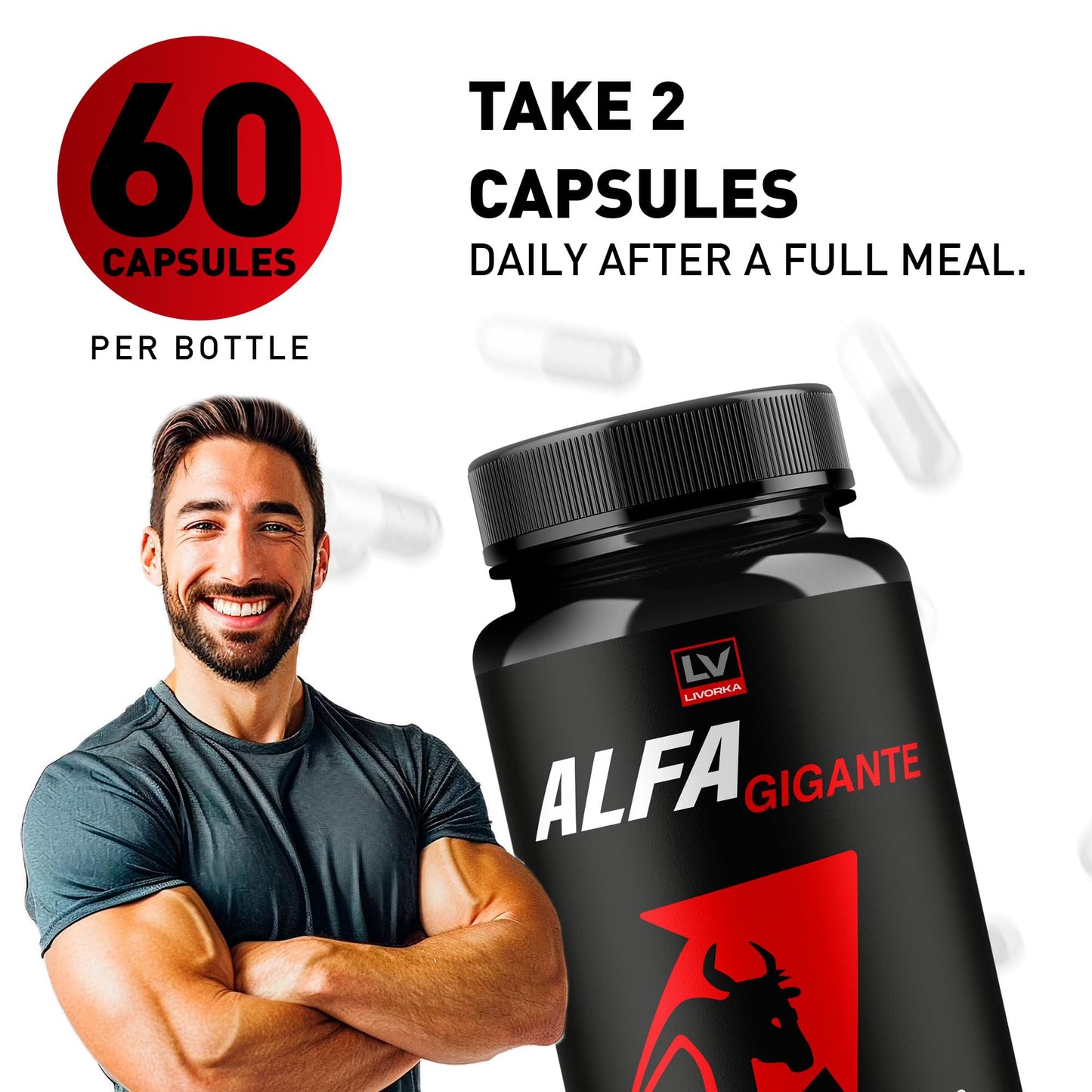 LIVORKA Alfa Gigante Capsules 60 Count