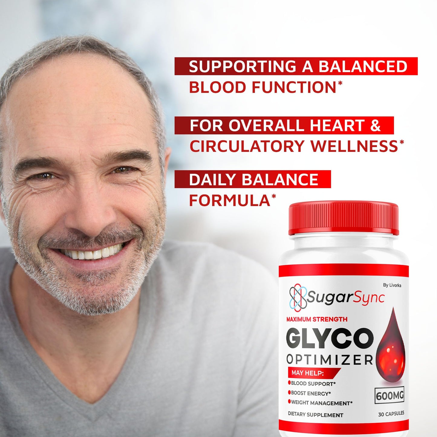 LIVORKA Sugar Sync Glyco Optimizer Capsules, 90 Capsules