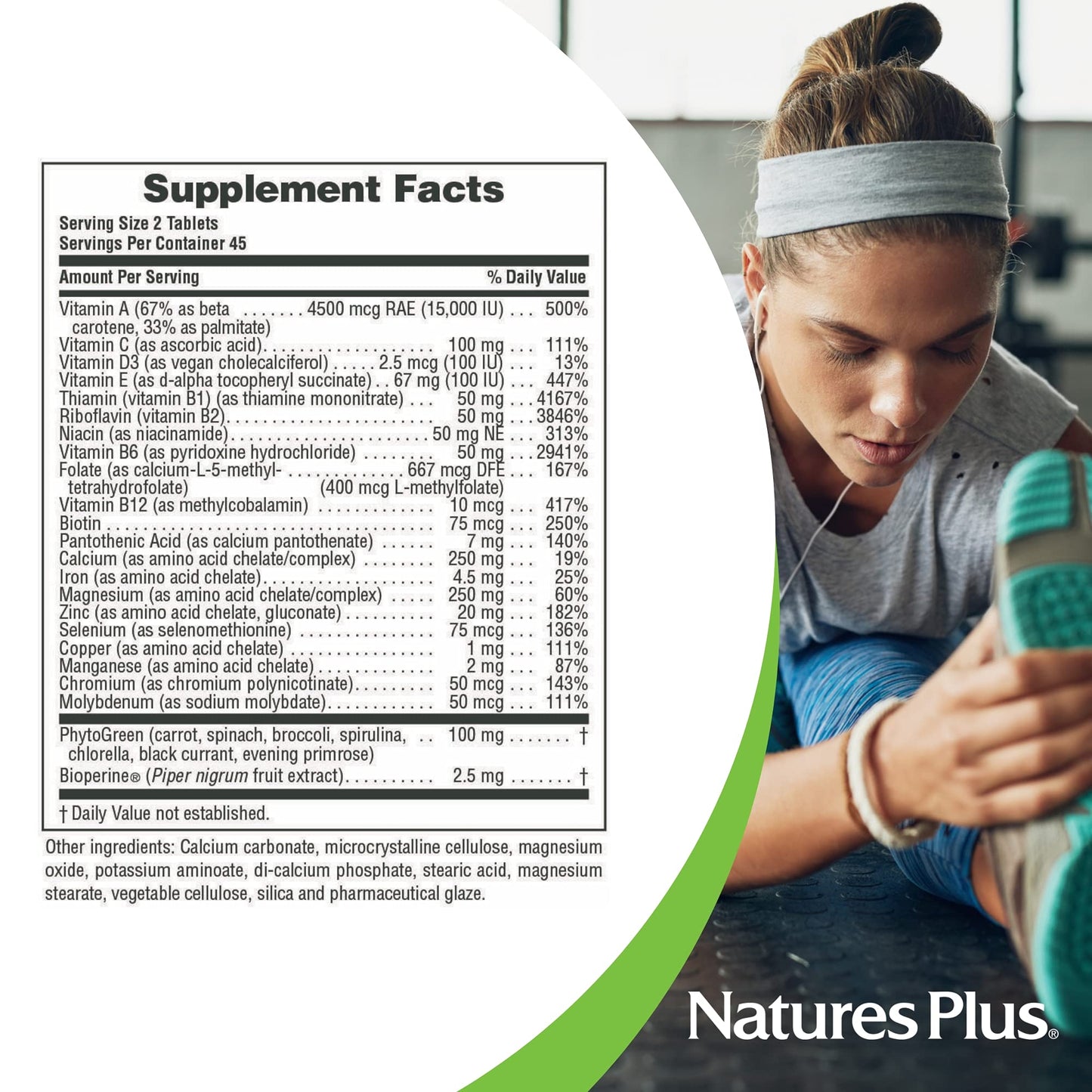 NaturesPlus Source of Life Power Teen 90 Tablets