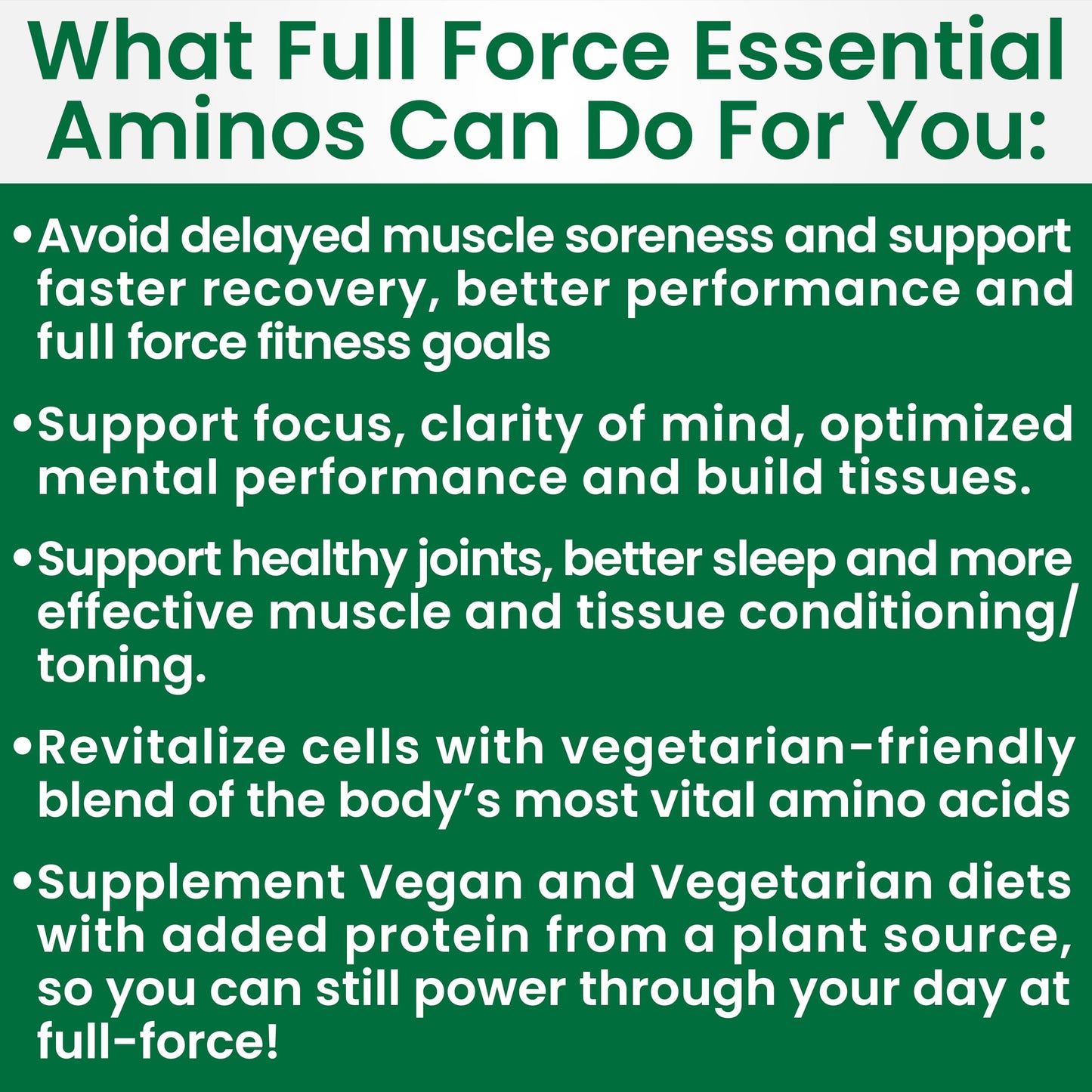 Kidney Restore Full Force Amino Acid Supplement Tablets 200 Count