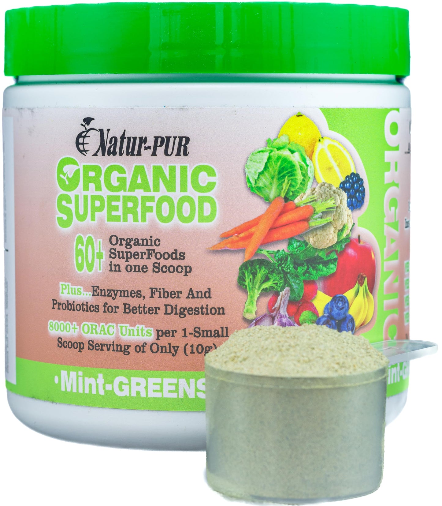 Natur-Pur Organic Greens Superfood Powder 21.2 oz