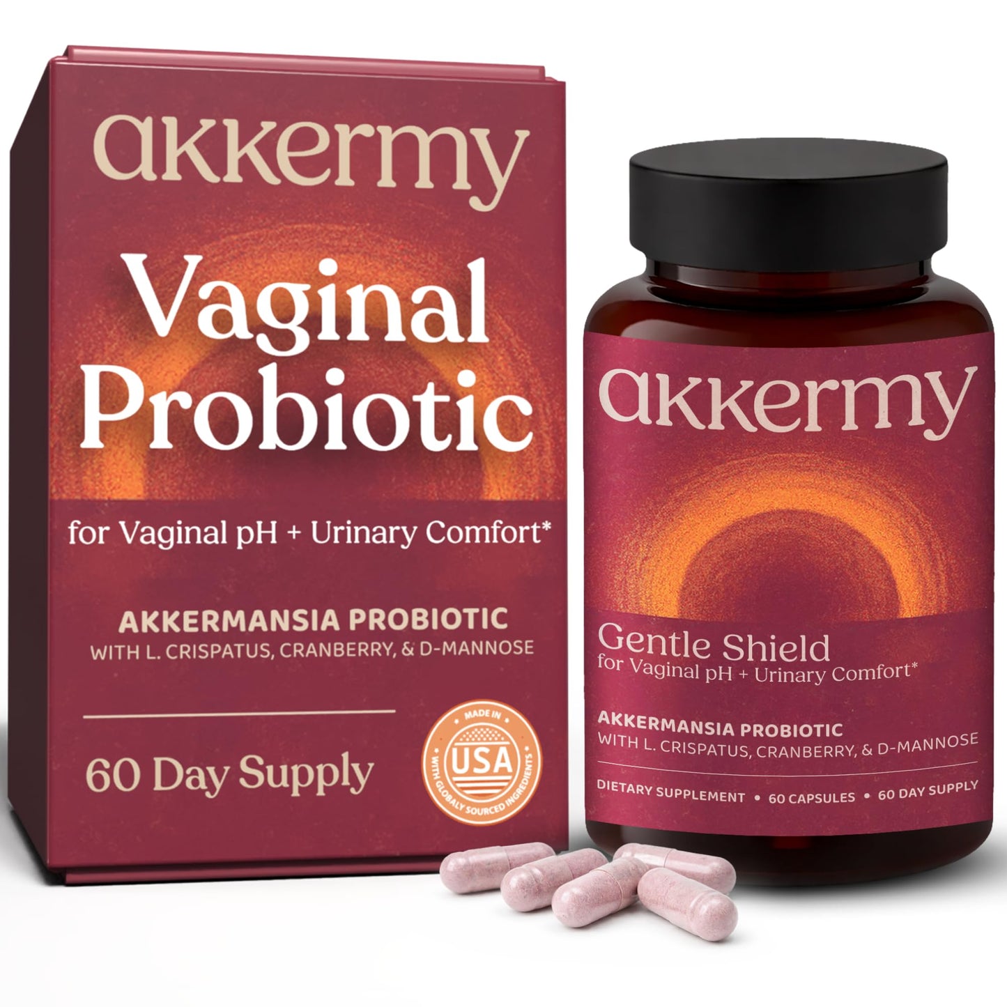 Akkermy Vaginal Probiotics Capsule 60 Count