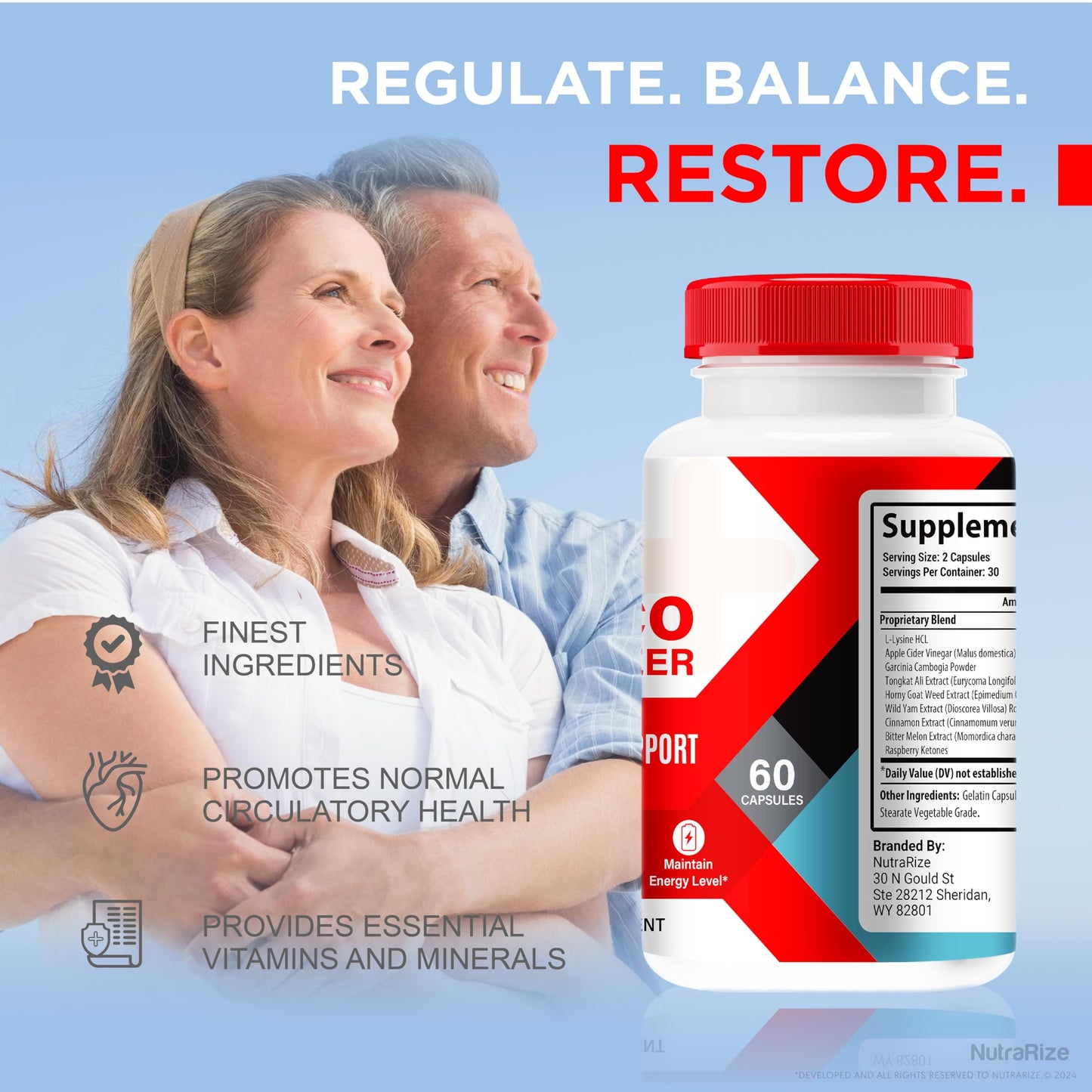 NutraRize Gluco Health Plus Capsule 180 Capsules