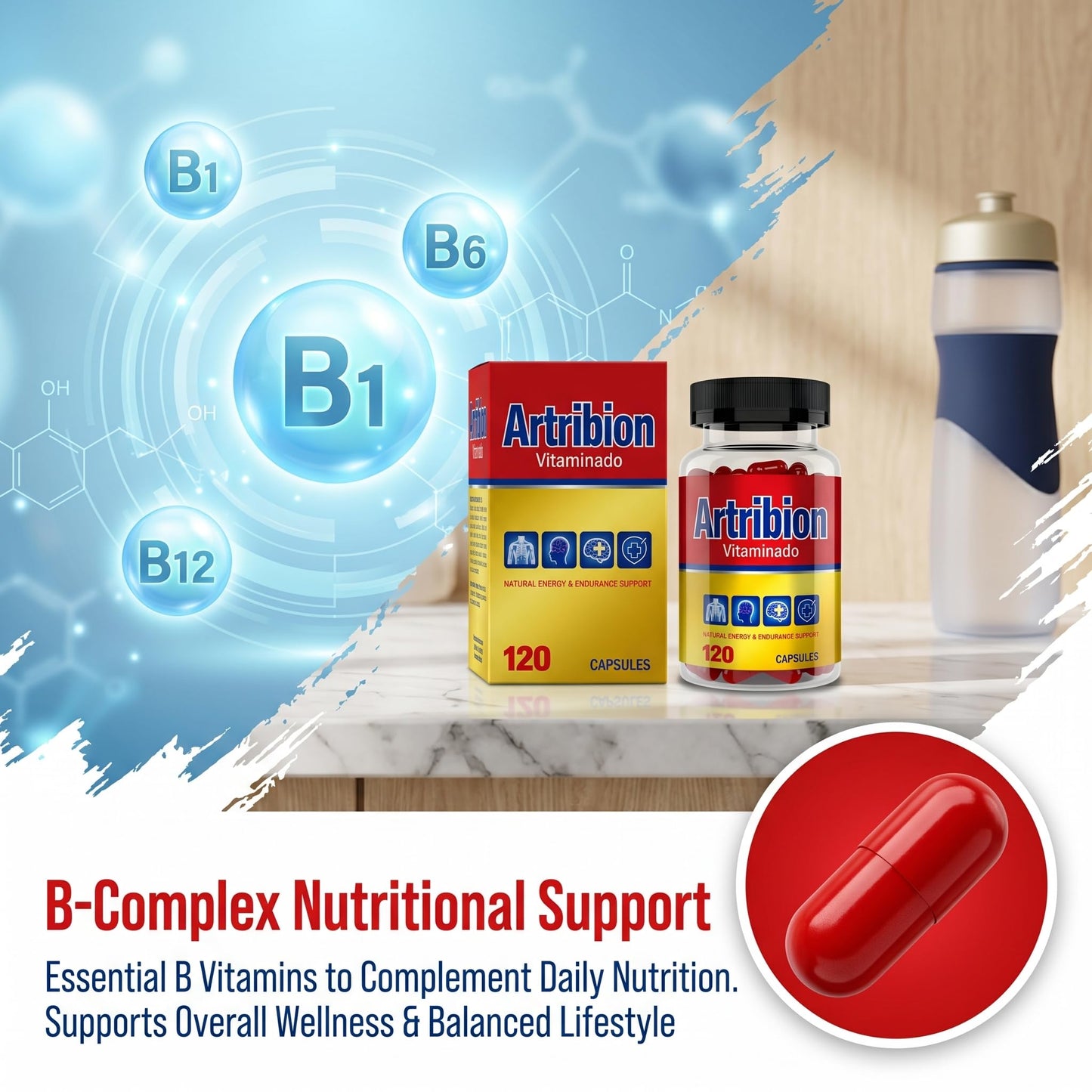 MCArthur Artribion Vitaminado MAX Capsules, 120 Count