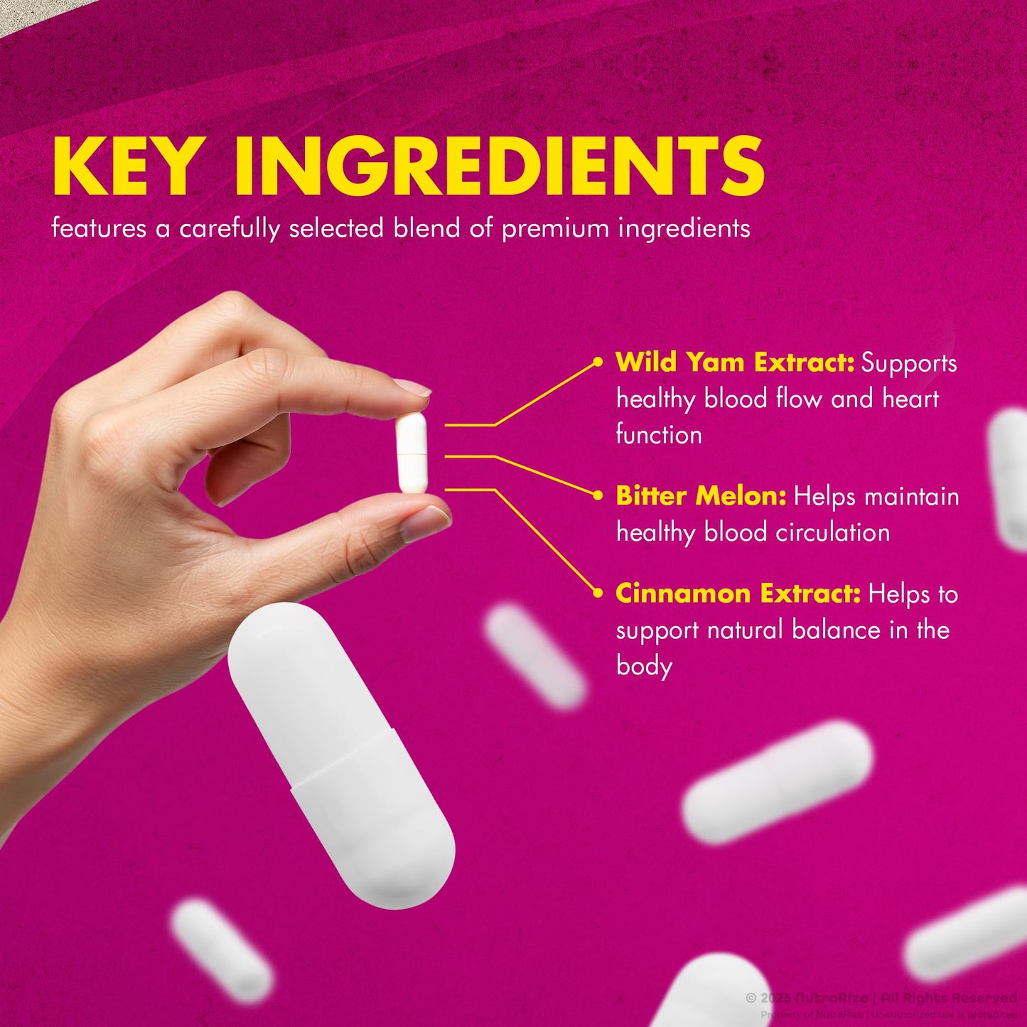 NutraRize Glyco Active Capsules 180 Capsules