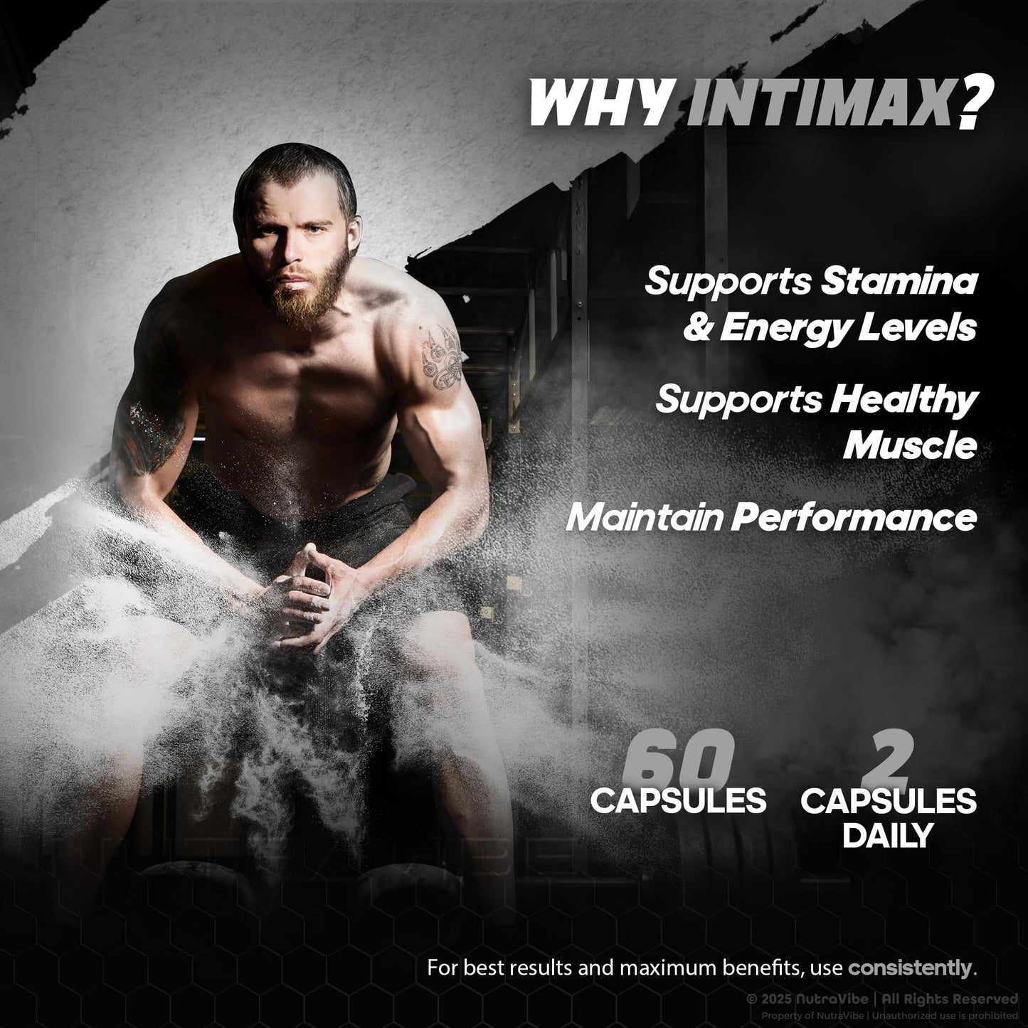 NutraVibe Intimax Capsules, 120 Capsules