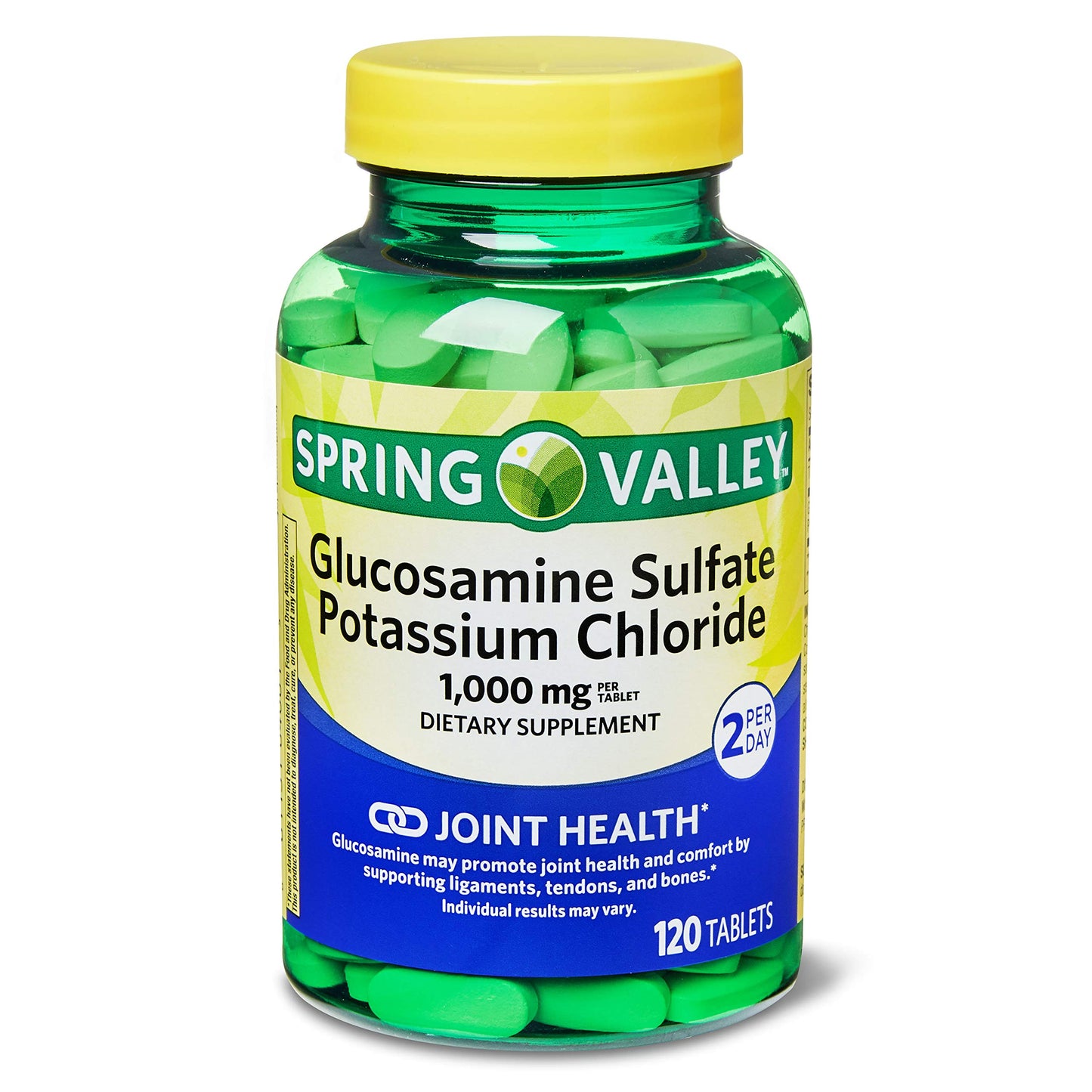 Spring Valley Glucosamine Sulfate 1000 mg Tablet, 120 Tablets