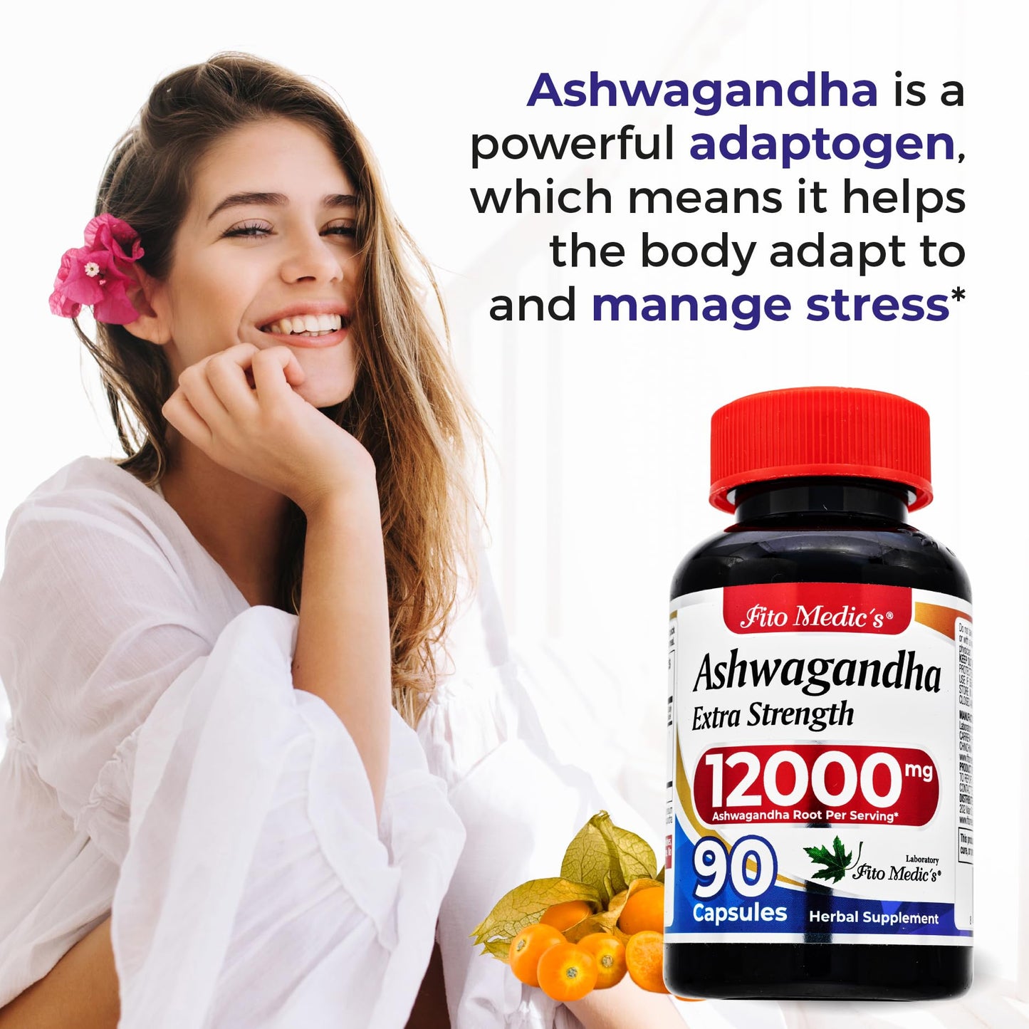 FITO MEDIC'S Ashwagandha Capsules, 90 Capsules