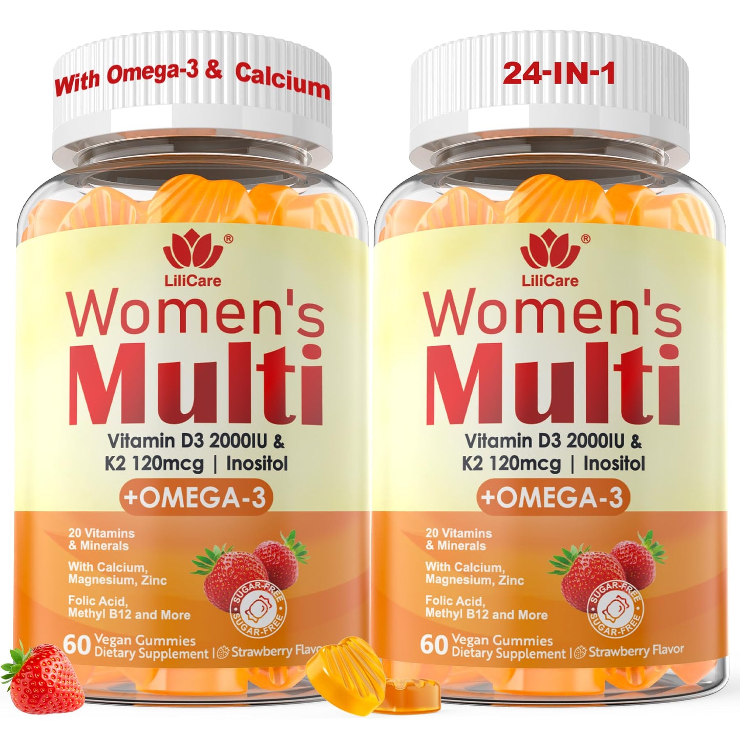 LILICARE Womens Multivitamin Gummy 120 Count