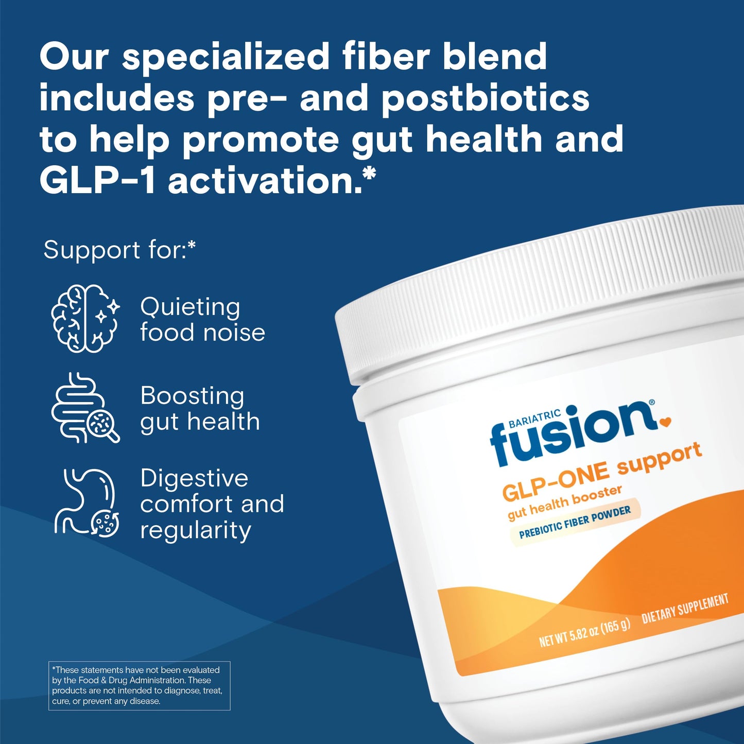 Bariatric Fusion GLP-1 Gut Health Booster Powder 5.82 Ounce