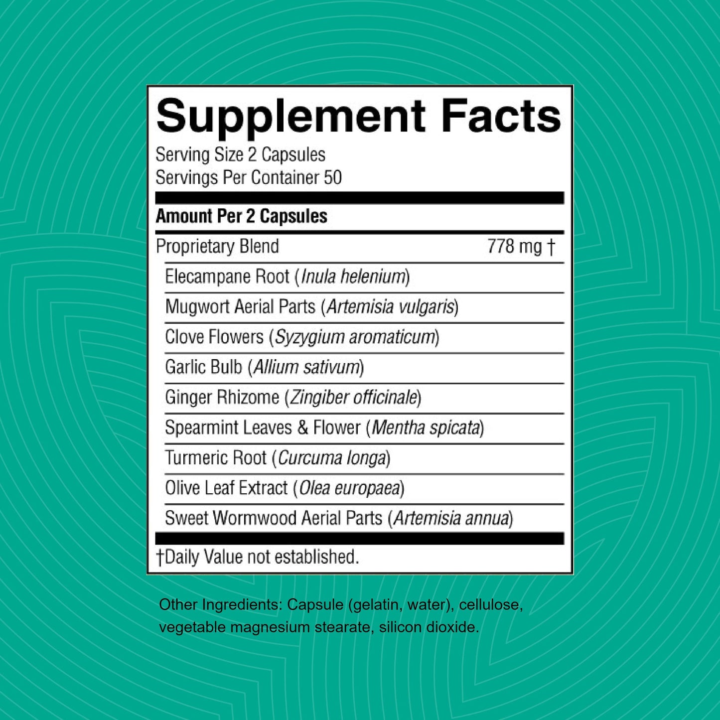 Nature's Sunshine Artemisia Combination, 100 Capsules