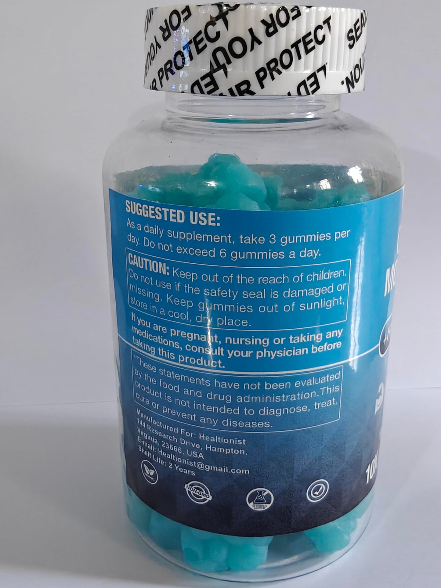 Healtionist Creatine HMB Monohydrate Gummies 90 Count